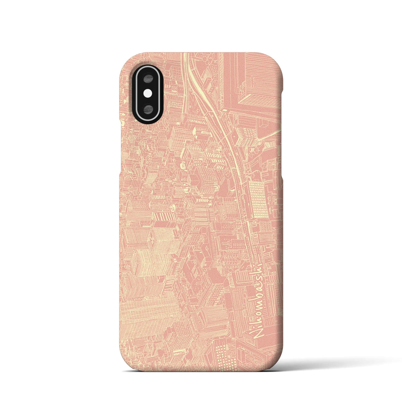 【日本橋(フリーハンドランドスケープ)】フリーハンドランドスケープiPhoneケース(バックカバータイプ)
