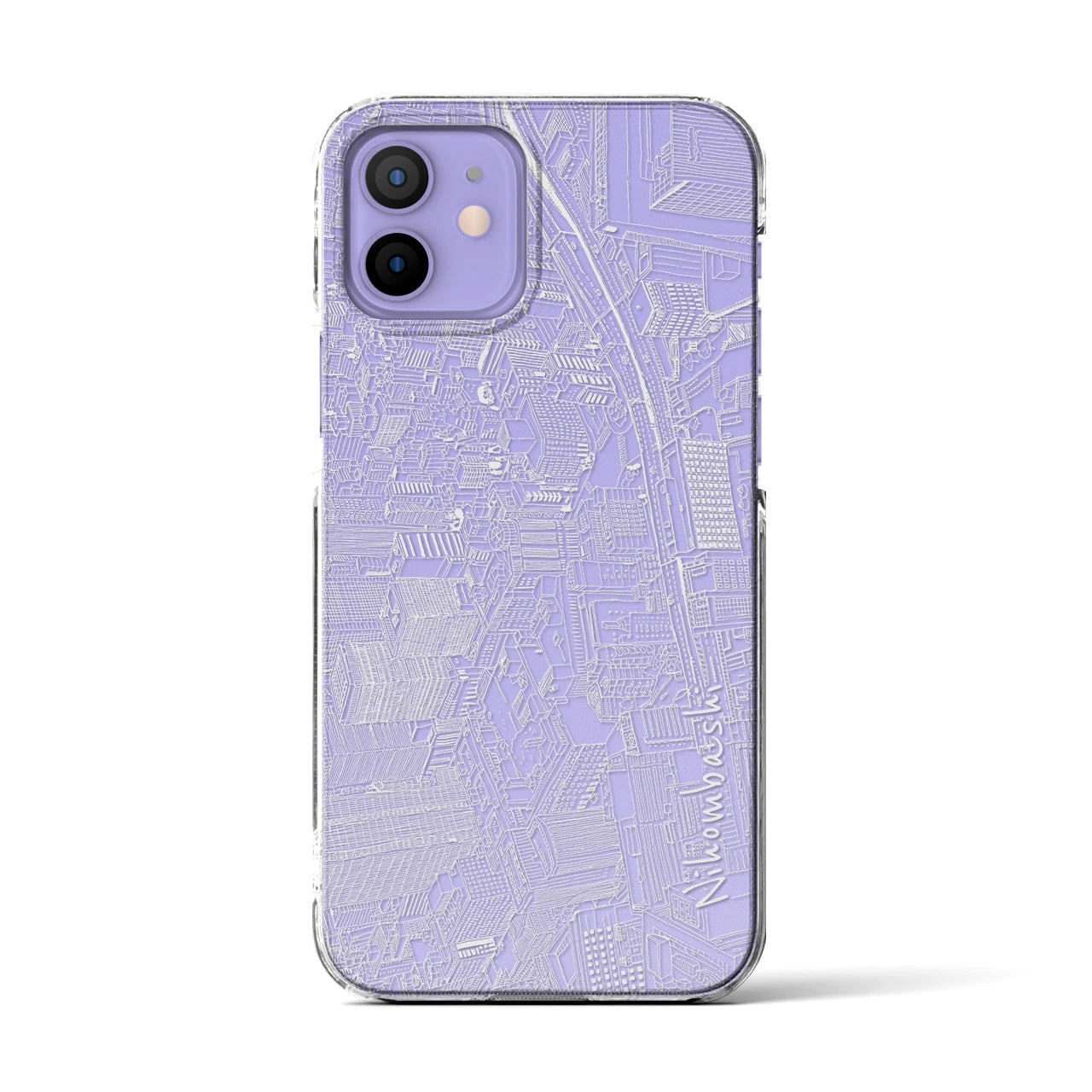 【日本橋(フリーハンドランドスケープ)】フリーハンドランドスケープiPhoneケース(クリアタイプ)