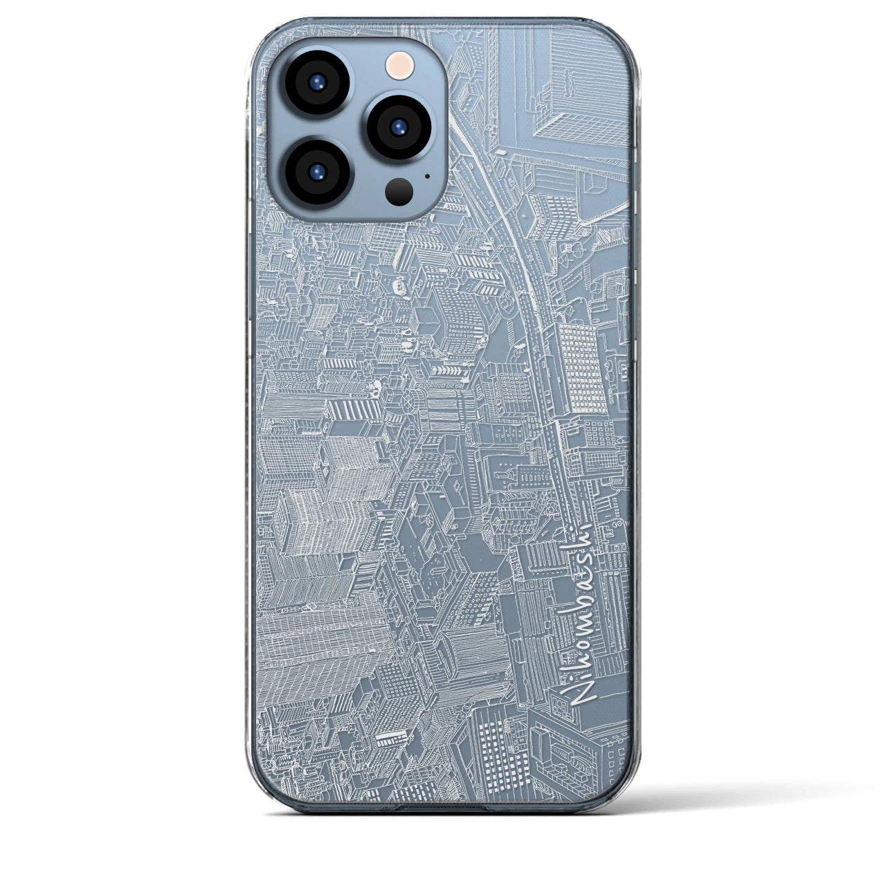 【日本橋(フリーハンドランドスケープ)】フリーハンドランドスケープiPhoneケース(クリアタイプ)