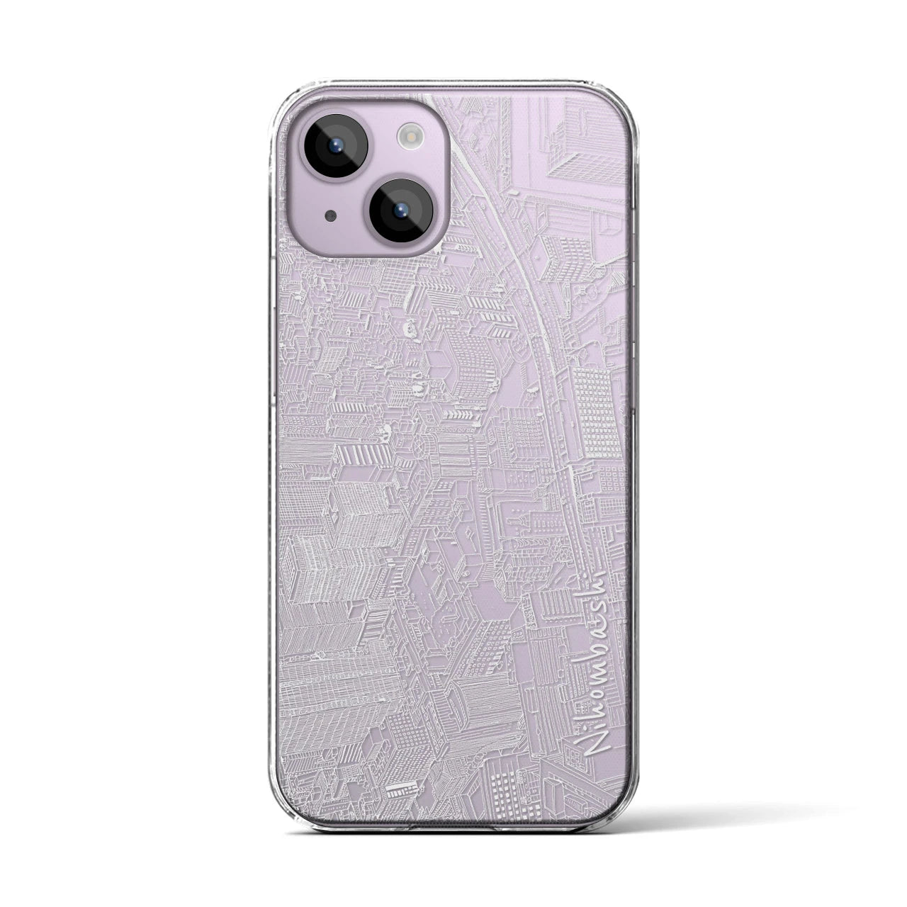 【日本橋(フリーハンドランドスケープ)】フリーハンドランドスケープiPhoneケース(クリアタイプ)