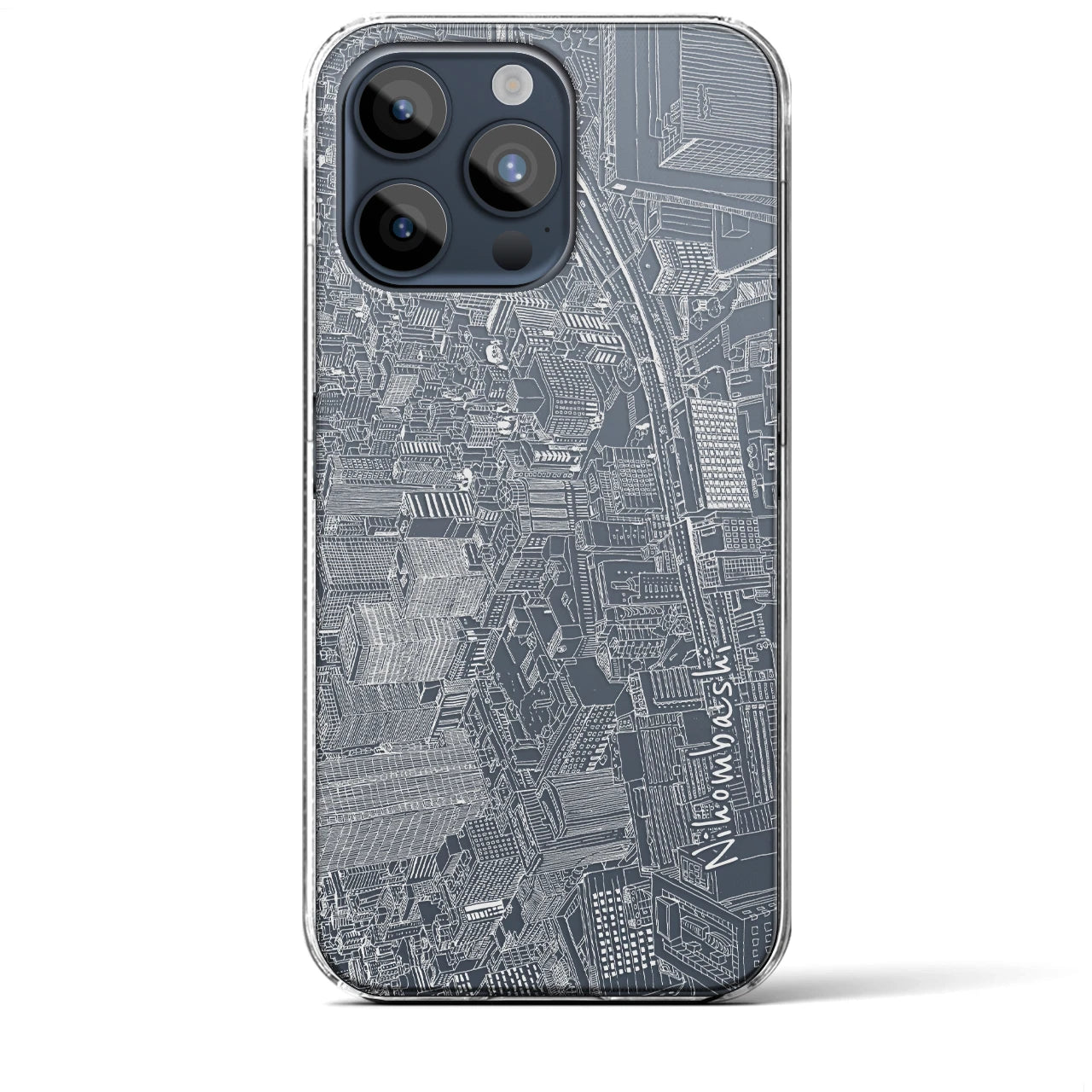 【日本橋(フリーハンドランドスケープ)】フリーハンドランドスケープiPhoneケース(クリアタイプ)