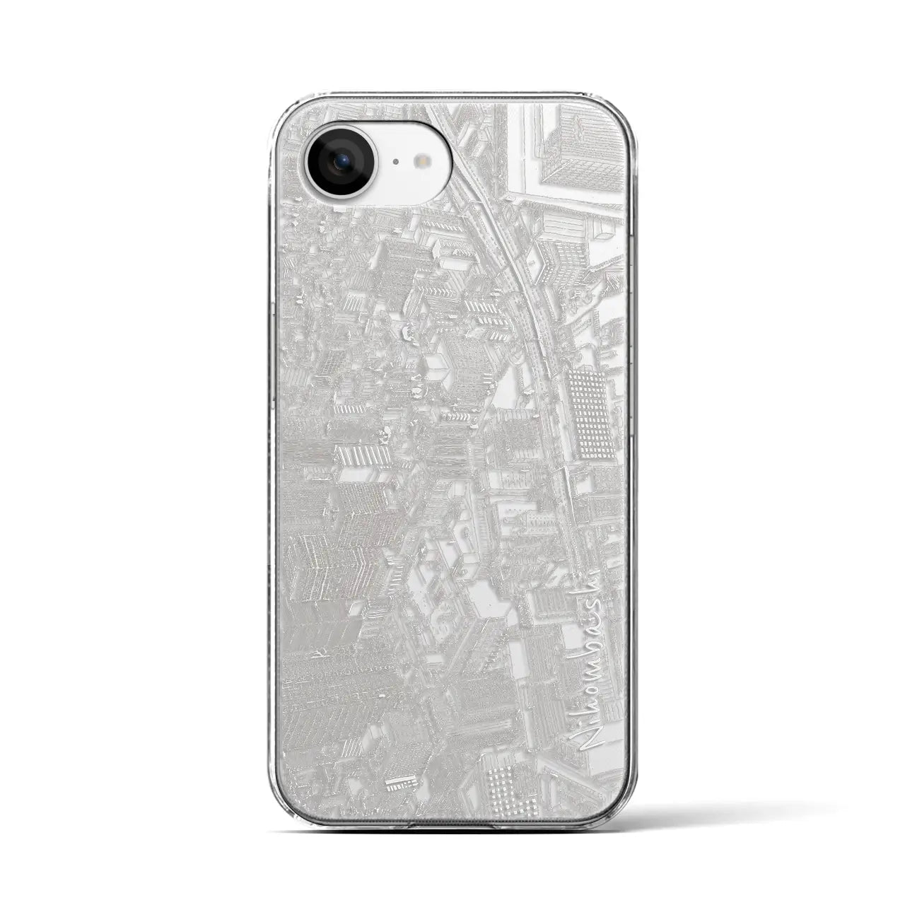 【日本橋(フリーハンドランドスケープ)】フリーハンドランドスケープiPhoneケース(クリアタイプ)