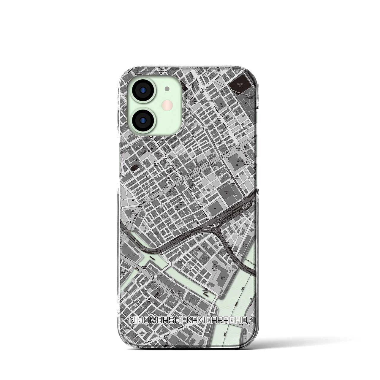 【日本橋蛎殻町(東京都)】地図柄iPhoneケース(クリアタイプ)
