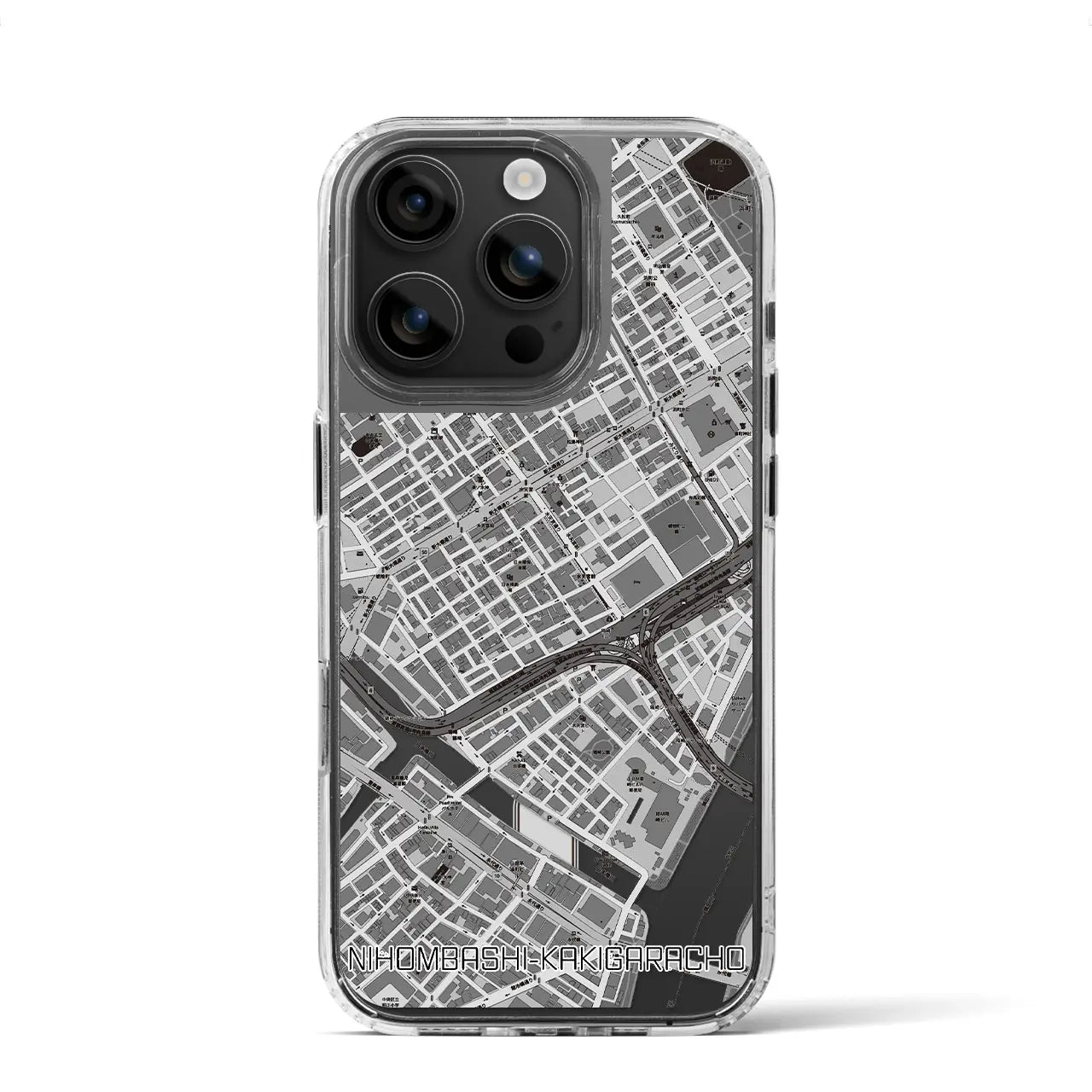 【日本橋蛎殻町(東京都)】地図柄iPhoneケース(MagSafeタイプ)