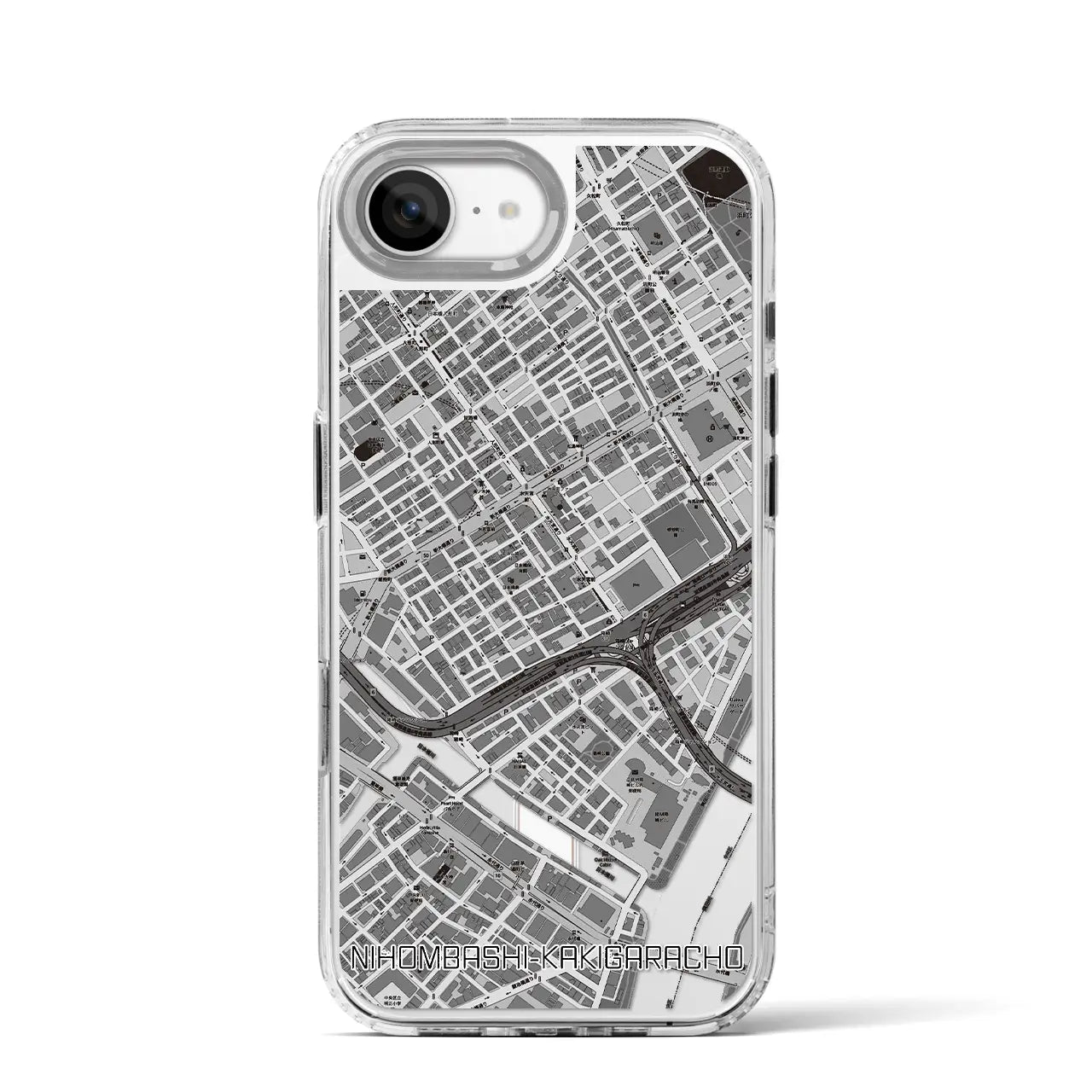 【日本橋蛎殻町(東京都)】地図柄iPhoneケース(MagSafeタイプ)