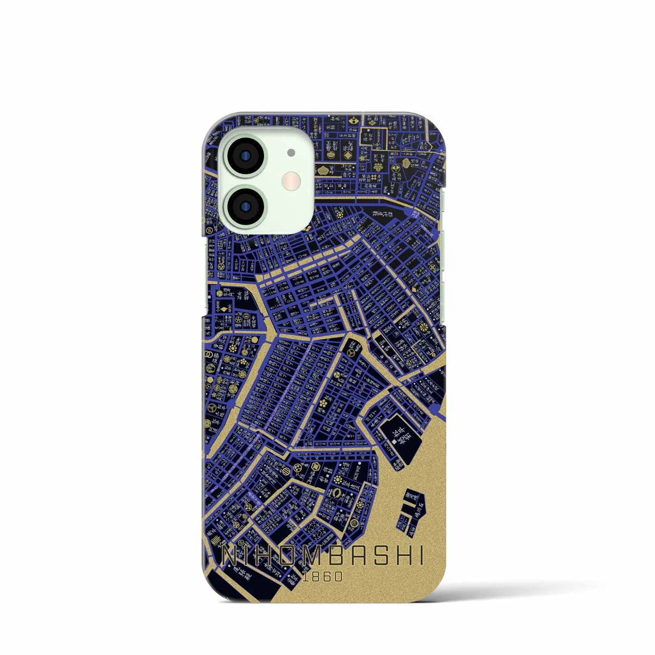 【日本橋(東京都)】万延江戸図iPhoneケース(バックカバータイプ)