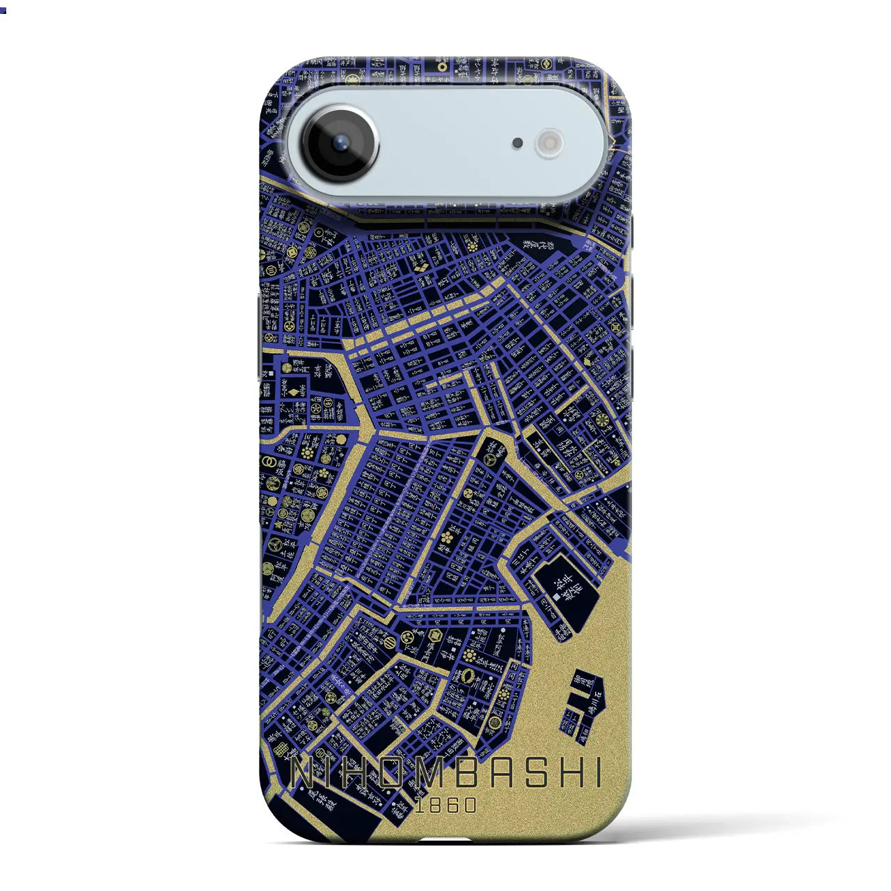 【日本橋(東京都)】万延江戸図iPhoneケース(バックカバータイプ)