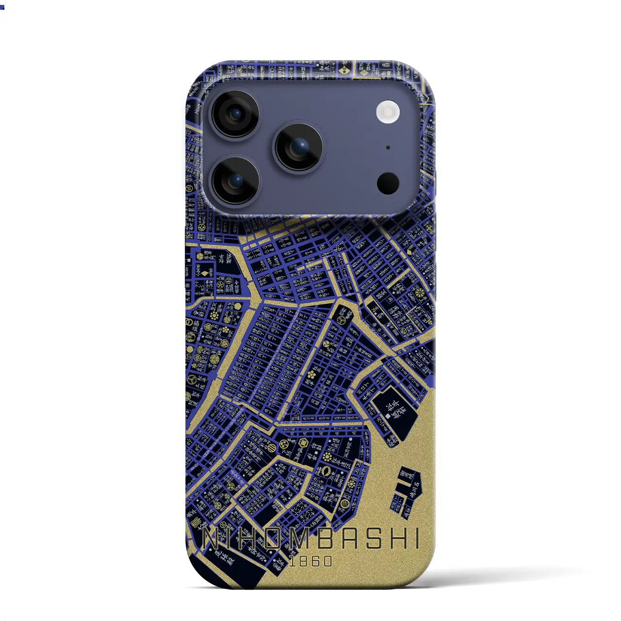 【日本橋(東京都)】万延江戸図iPhoneケース(バックカバータイプ)