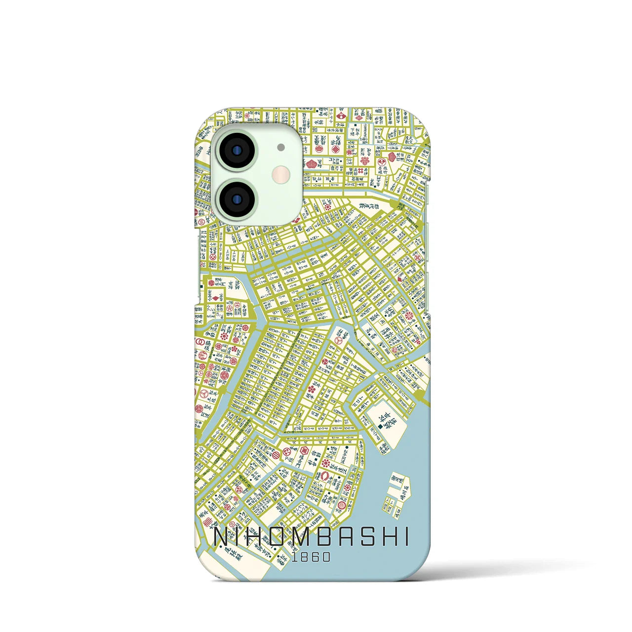 【日本橋(東京都)】万延江戸図iPhoneケース(バックカバータイプ)
