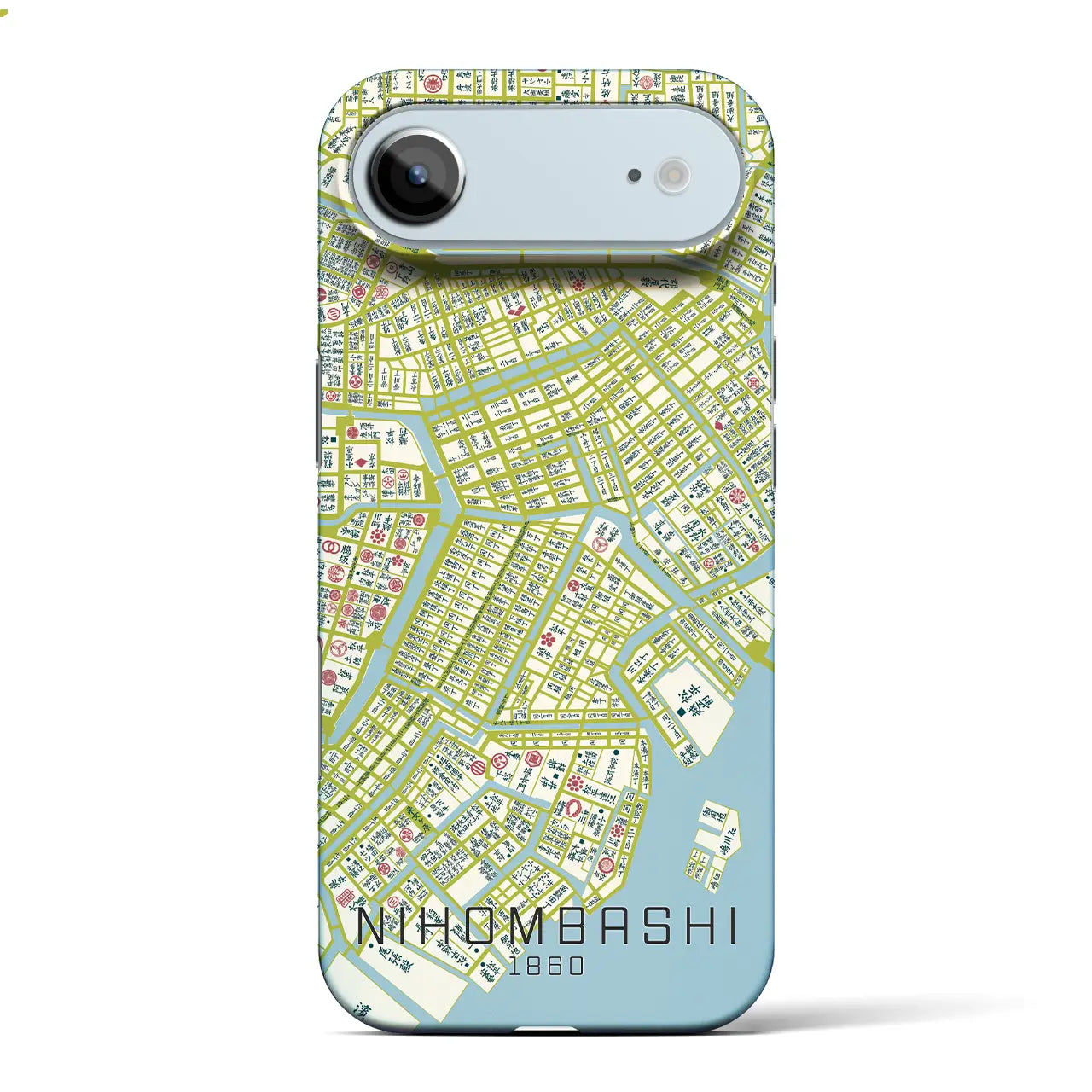 【日本橋(東京都)】万延江戸図iPhoneケース(バックカバータイプ)