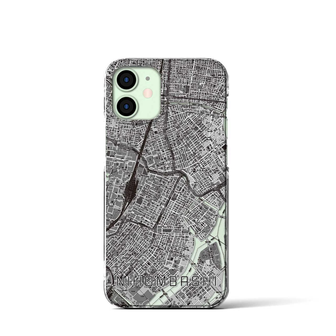 【日本橋(東京都)】地図柄iPhoneケース(クリアタイプ)