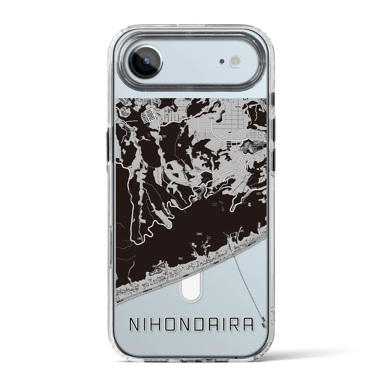 【日本平(静岡県)】地図柄iPhoneケース(MagSafeタイプ)