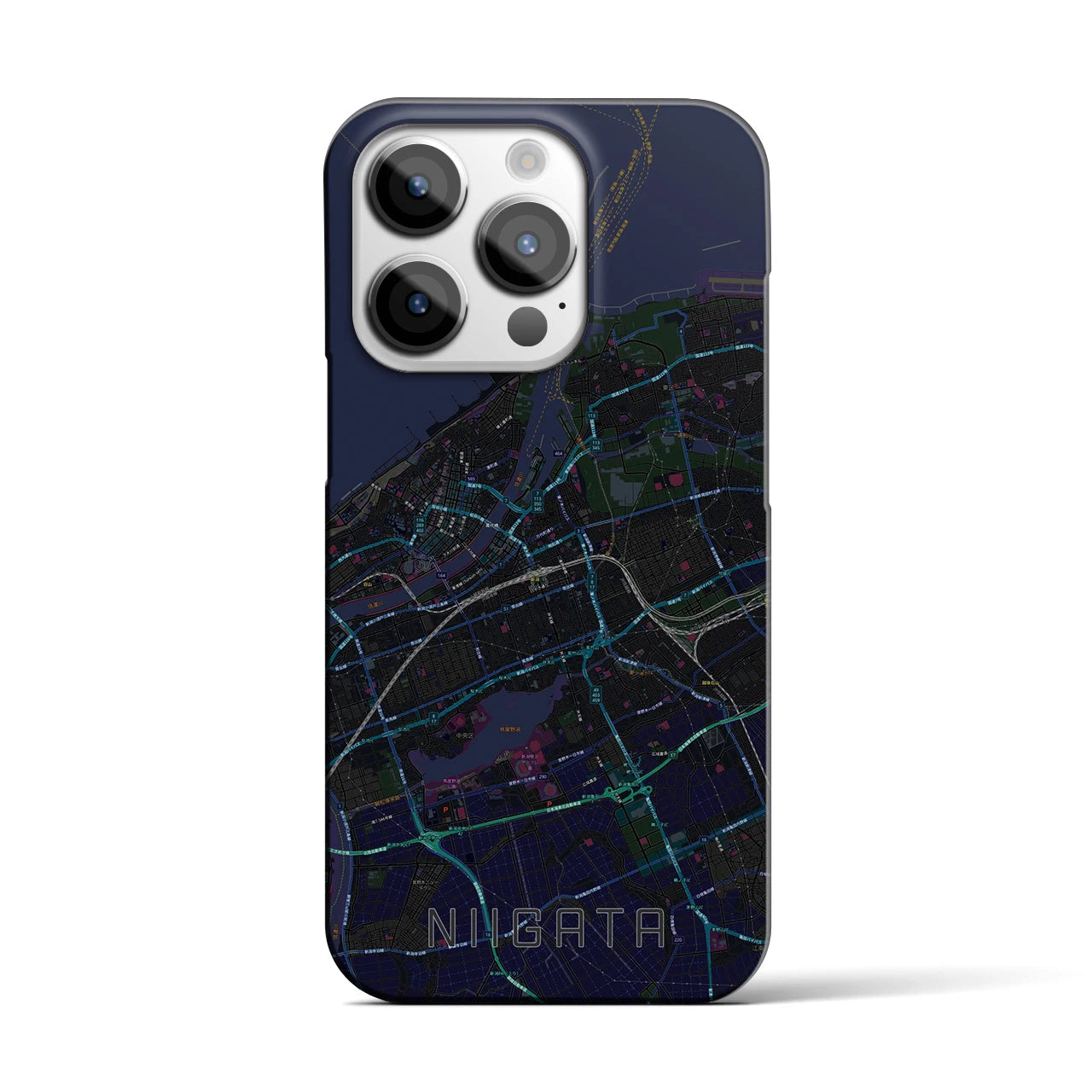 【新潟(新潟県)】地図柄iPhoneケース(バックカバータイプ)