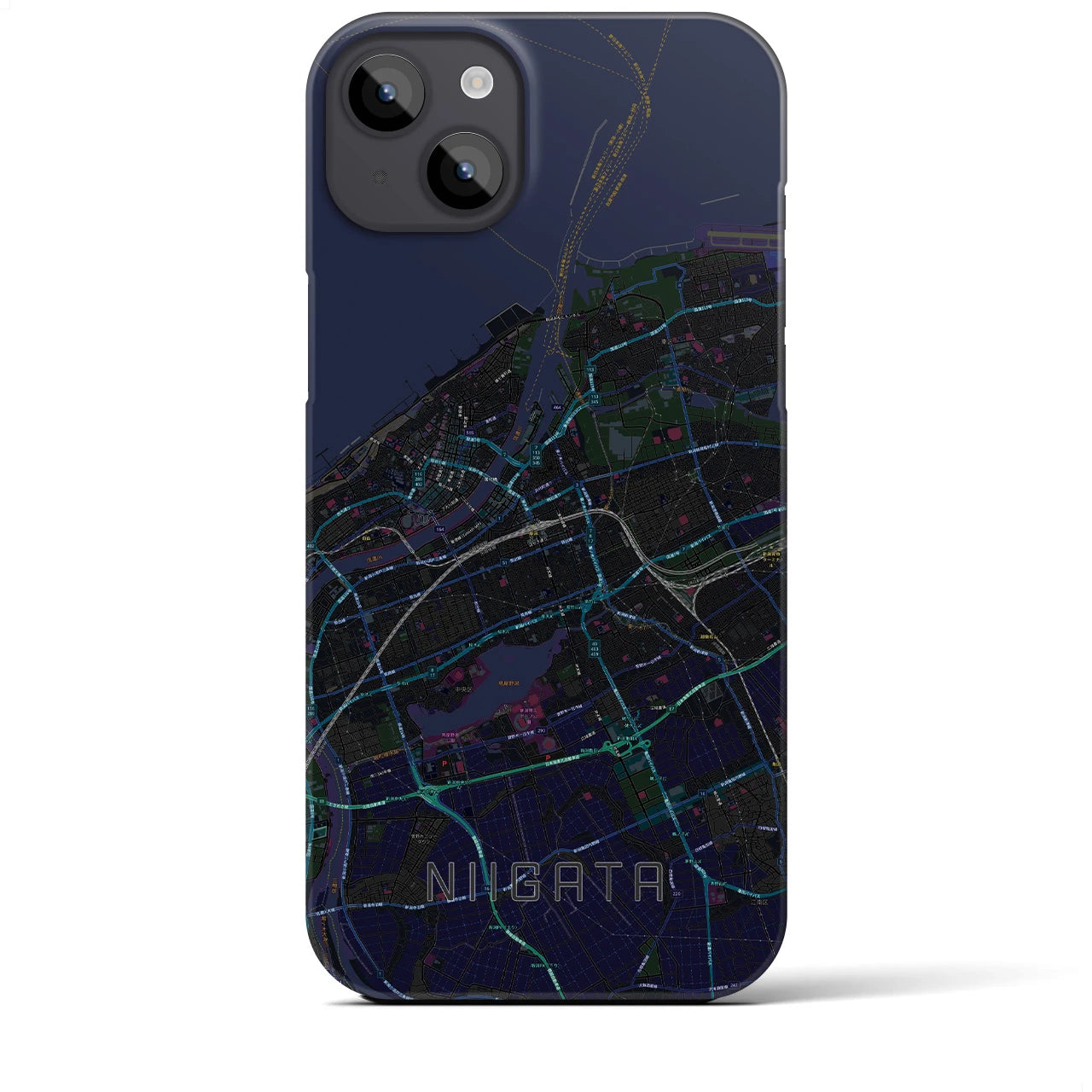 【新潟(新潟県)】地図柄iPhoneケース(バックカバータイプ)