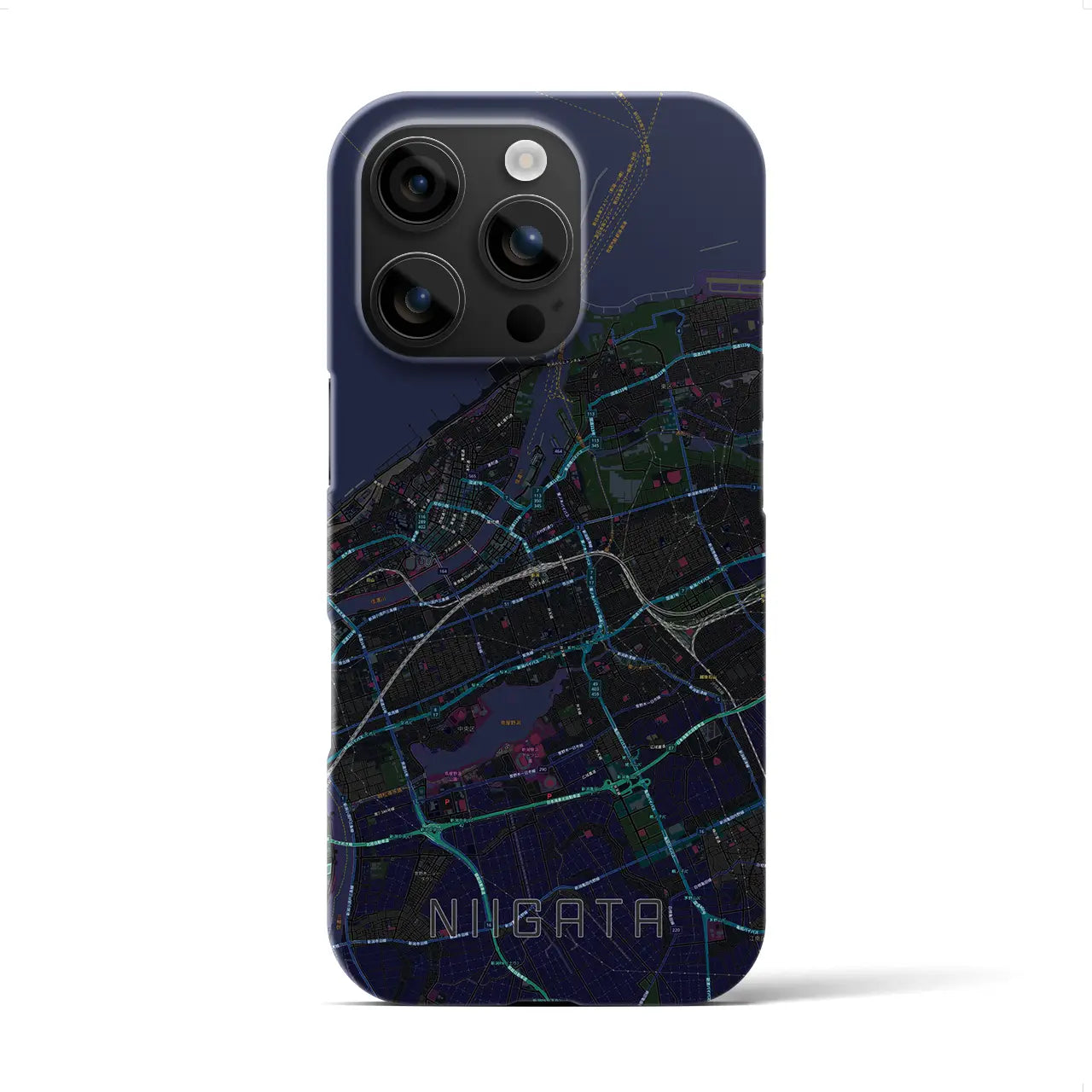 【新潟(新潟県)】地図柄iPhoneケース(バックカバータイプ)