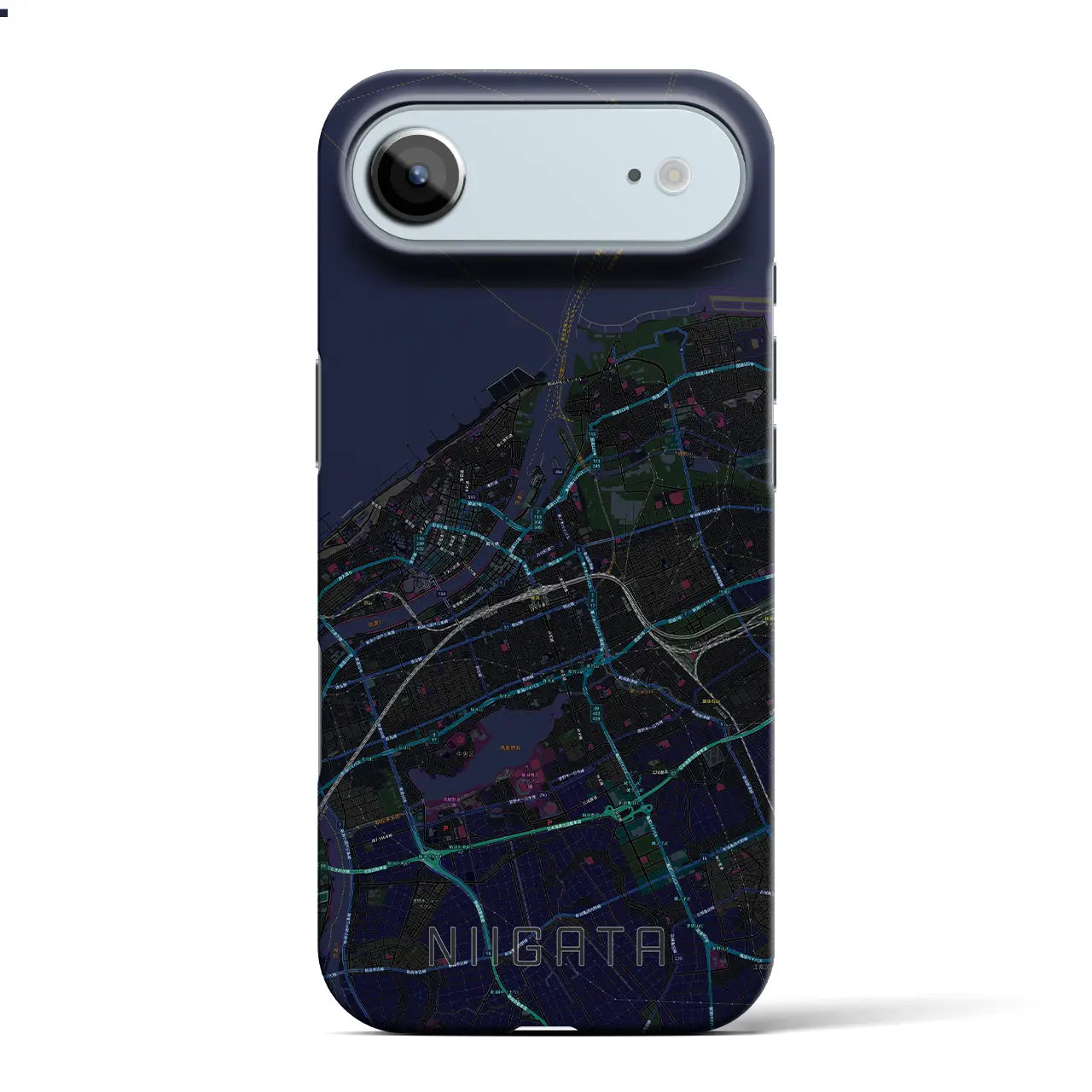 【新潟(新潟県)】地図柄iPhoneケース(バックカバータイプ)