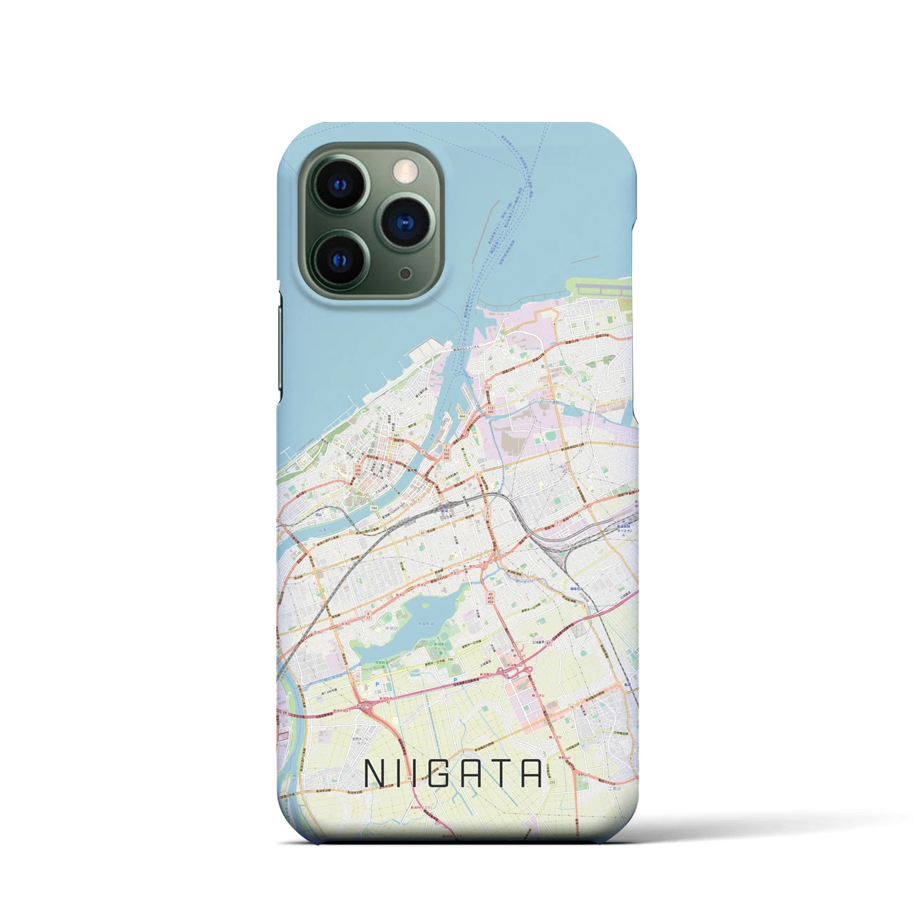 【新潟(新潟県)】地図柄iPhoneケース(バックカバータイプ)