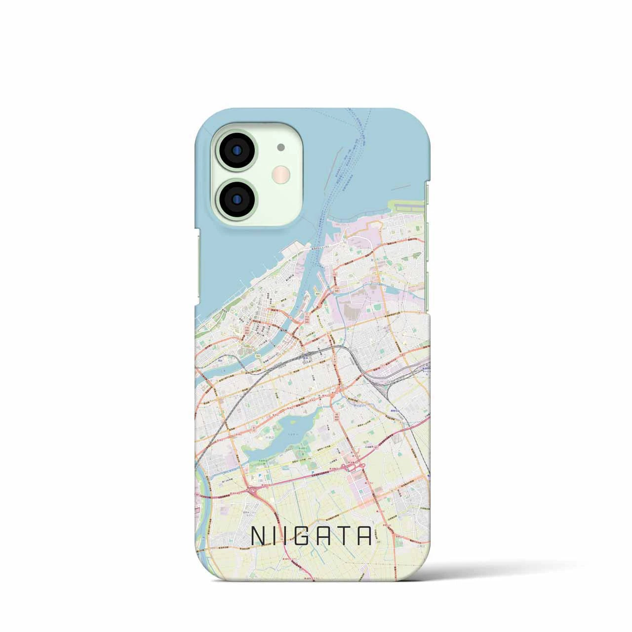 【新潟(新潟県)】地図柄iPhoneケース(バックカバータイプ)