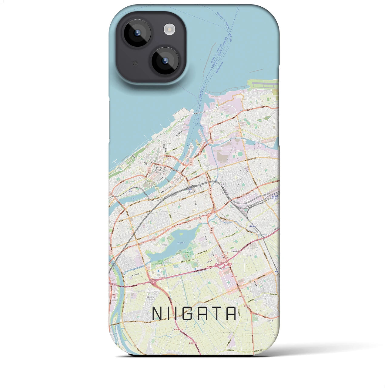 【新潟(新潟県)】地図柄iPhoneケース(バックカバータイプ)