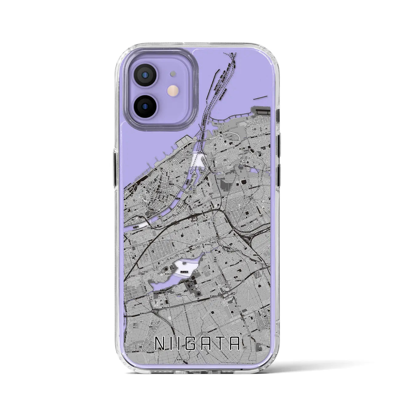 【新潟(新潟県)】地図柄iPhoneケース(MagSafeタイプ)