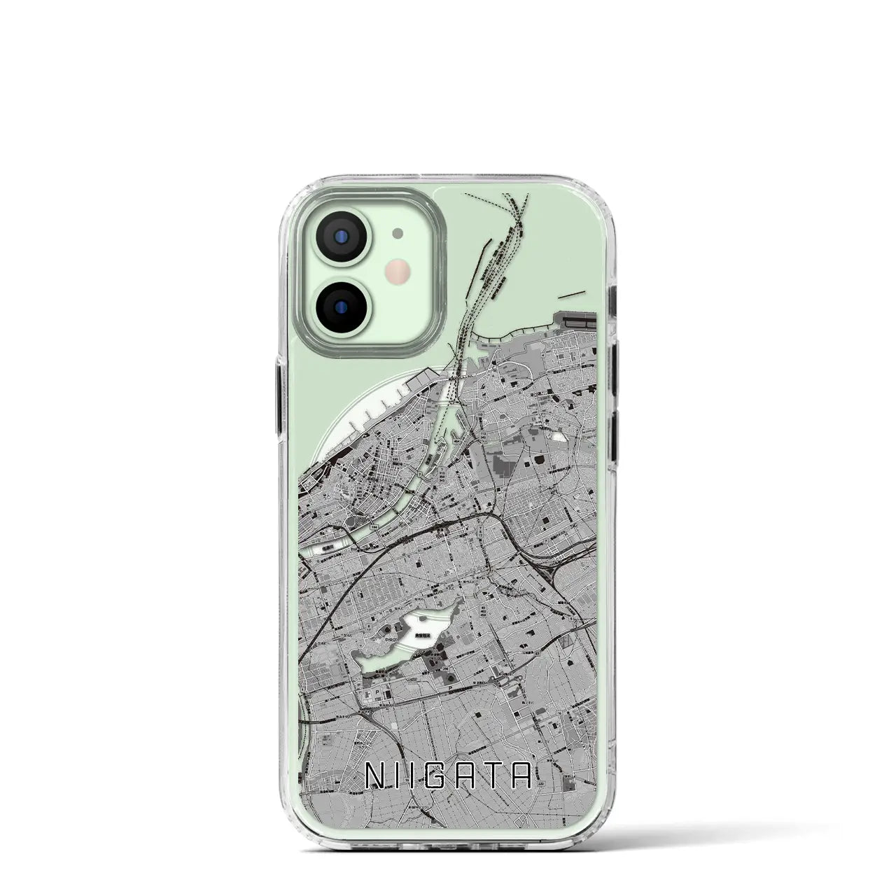 【新潟(新潟県)】地図柄iPhoneケース(MagSafeタイプ)