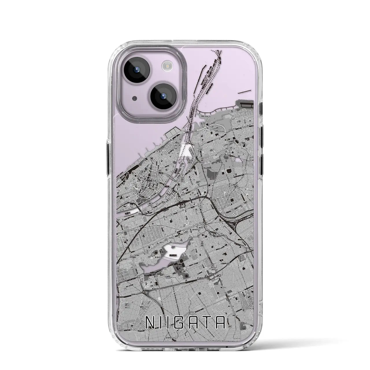【新潟(新潟県)】地図柄iPhoneケース(MagSafeタイプ)
