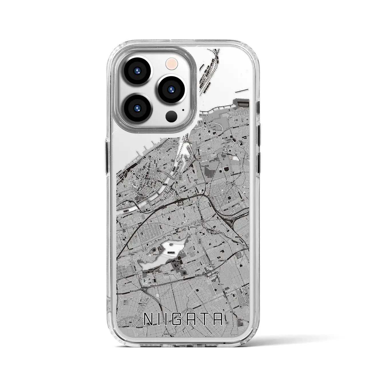 【新潟(新潟県)】地図柄iPhoneケース(MagSafeタイプ)