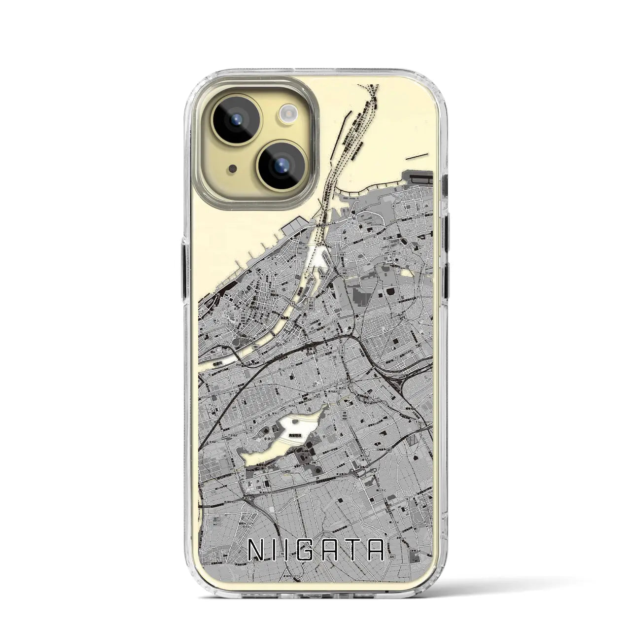 【新潟(新潟県)】地図柄iPhoneケース(MagSafeタイプ)