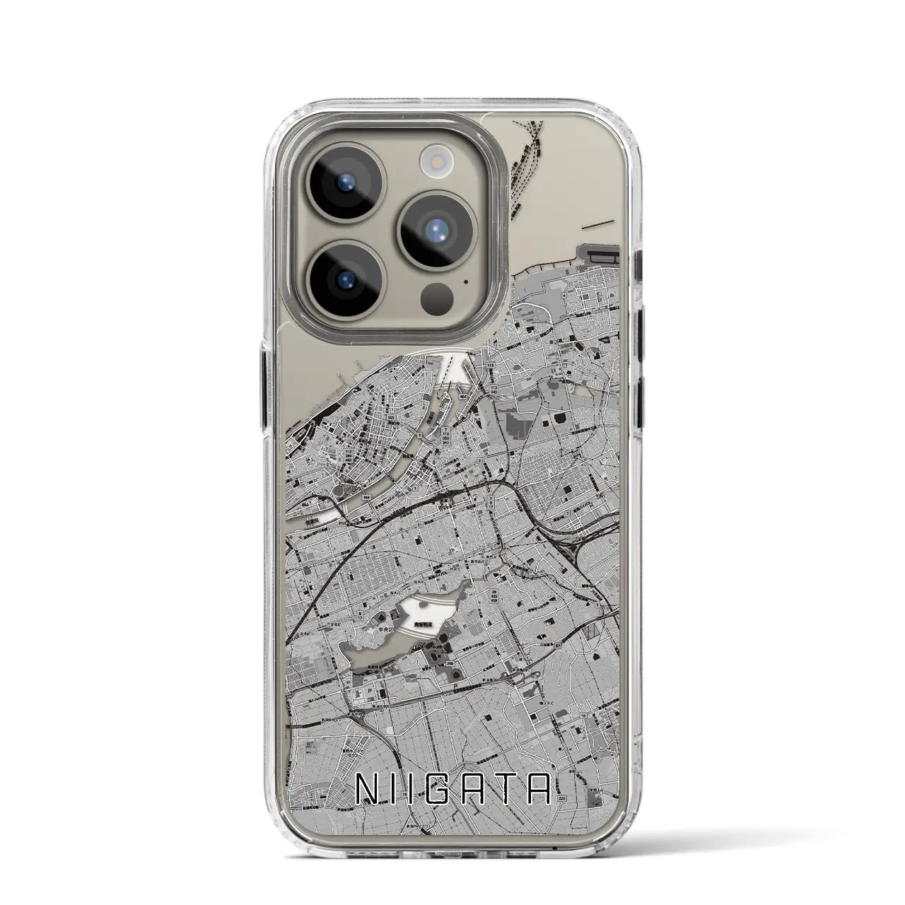 【新潟(新潟県)】地図柄iPhoneケース(MagSafeタイプ)