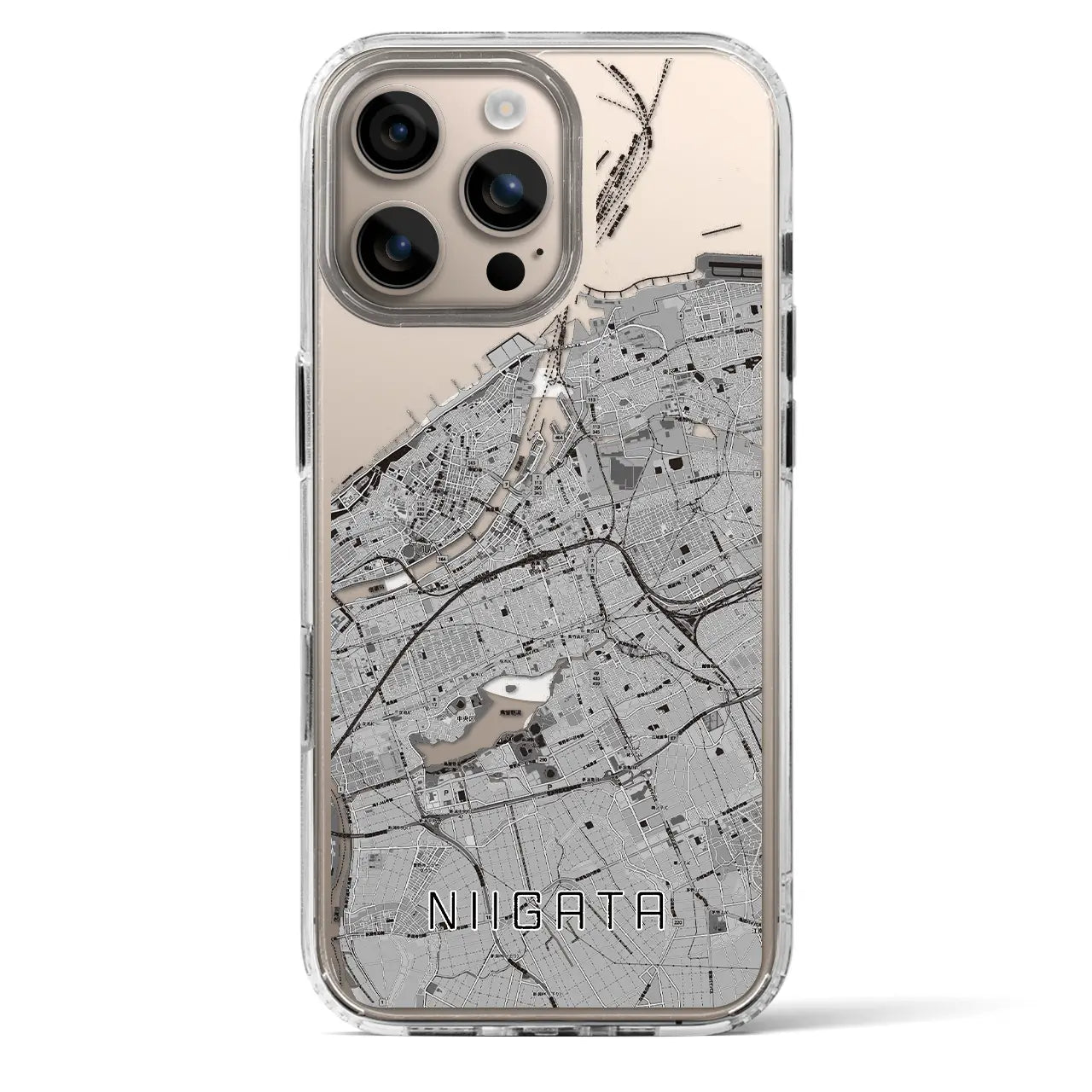 【新潟(新潟県)】地図柄iPhoneケース(MagSafeタイプ)