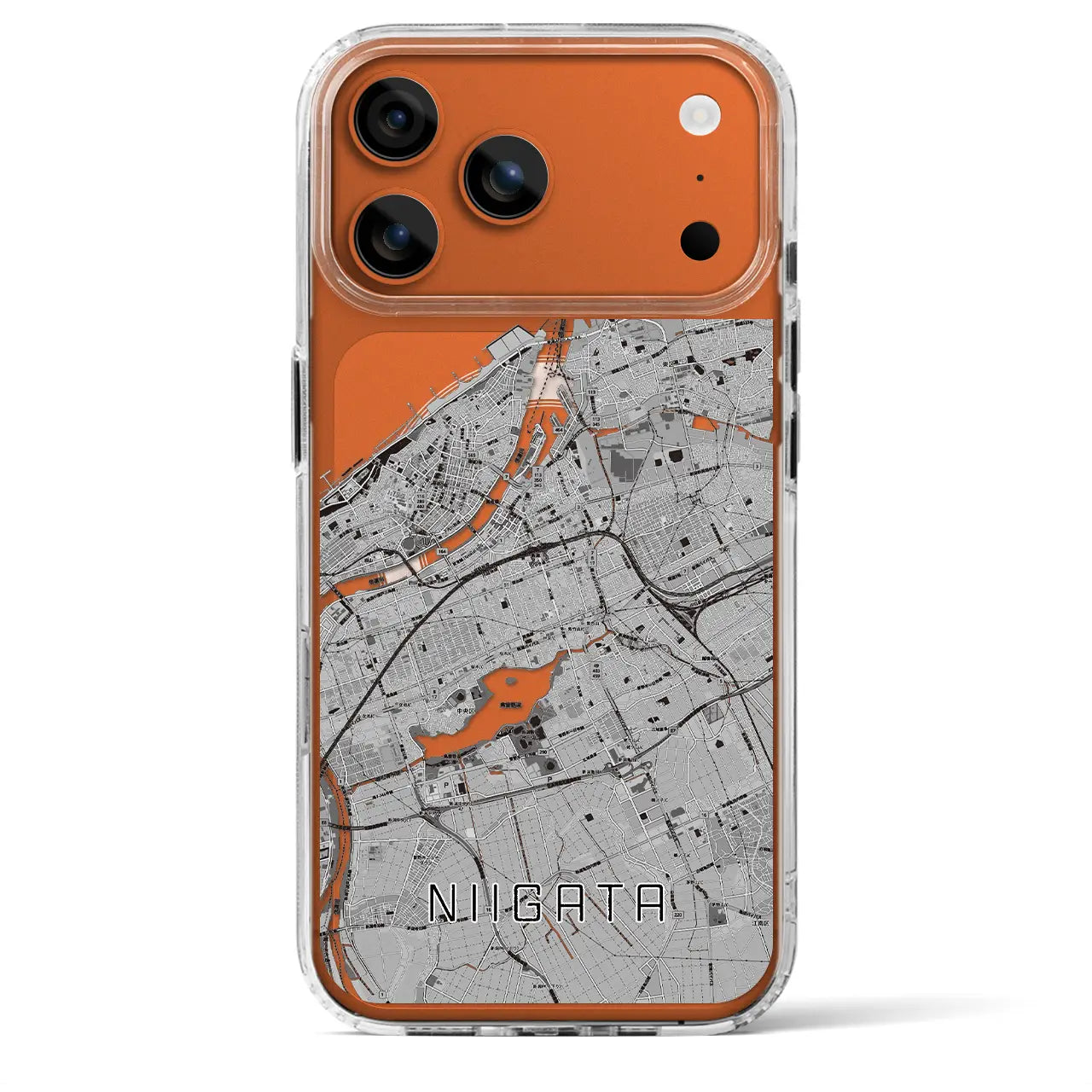 【新潟(新潟県)】地図柄iPhoneケース(MagSafeタイプ)