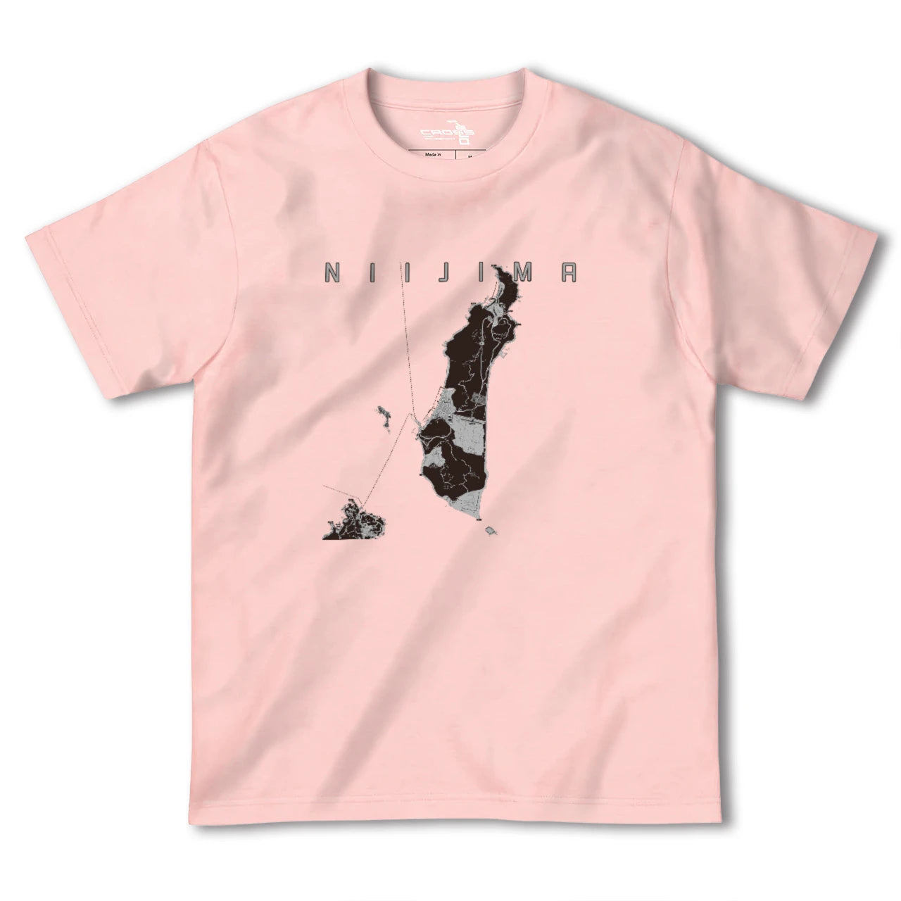 【新島(東京都)】地図柄ヘビーウェイトTシャツ