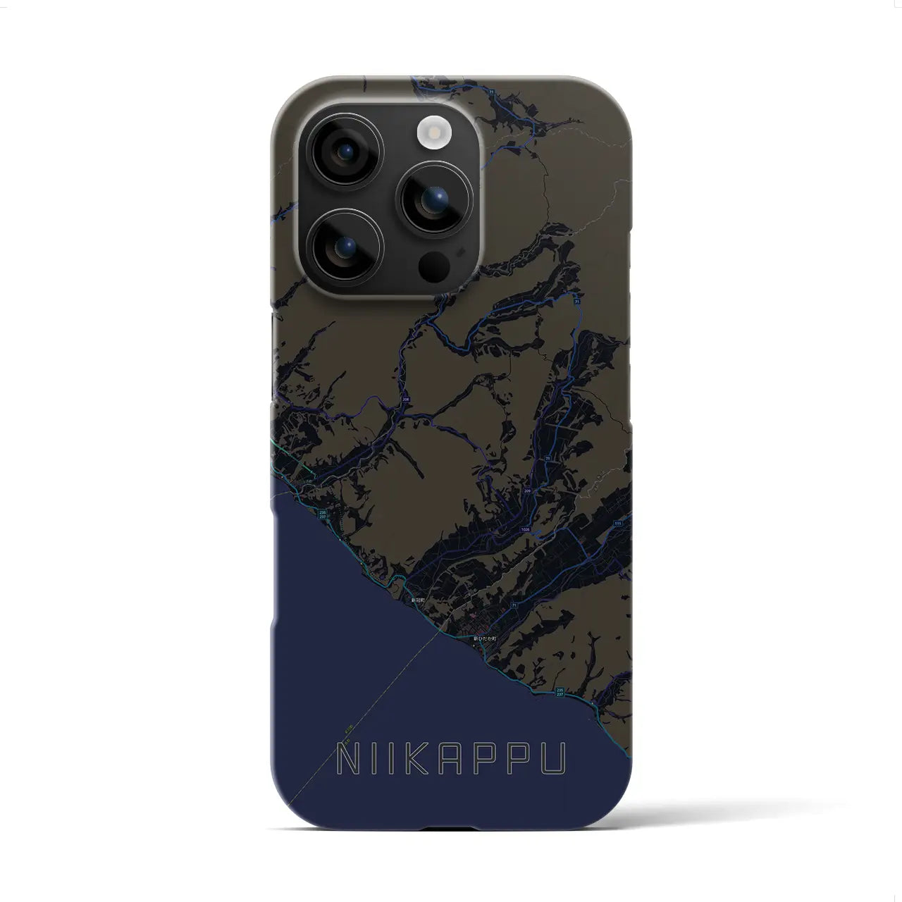 【新冠(北海道)】地図柄iPhoneケース(バックカバータイプ)