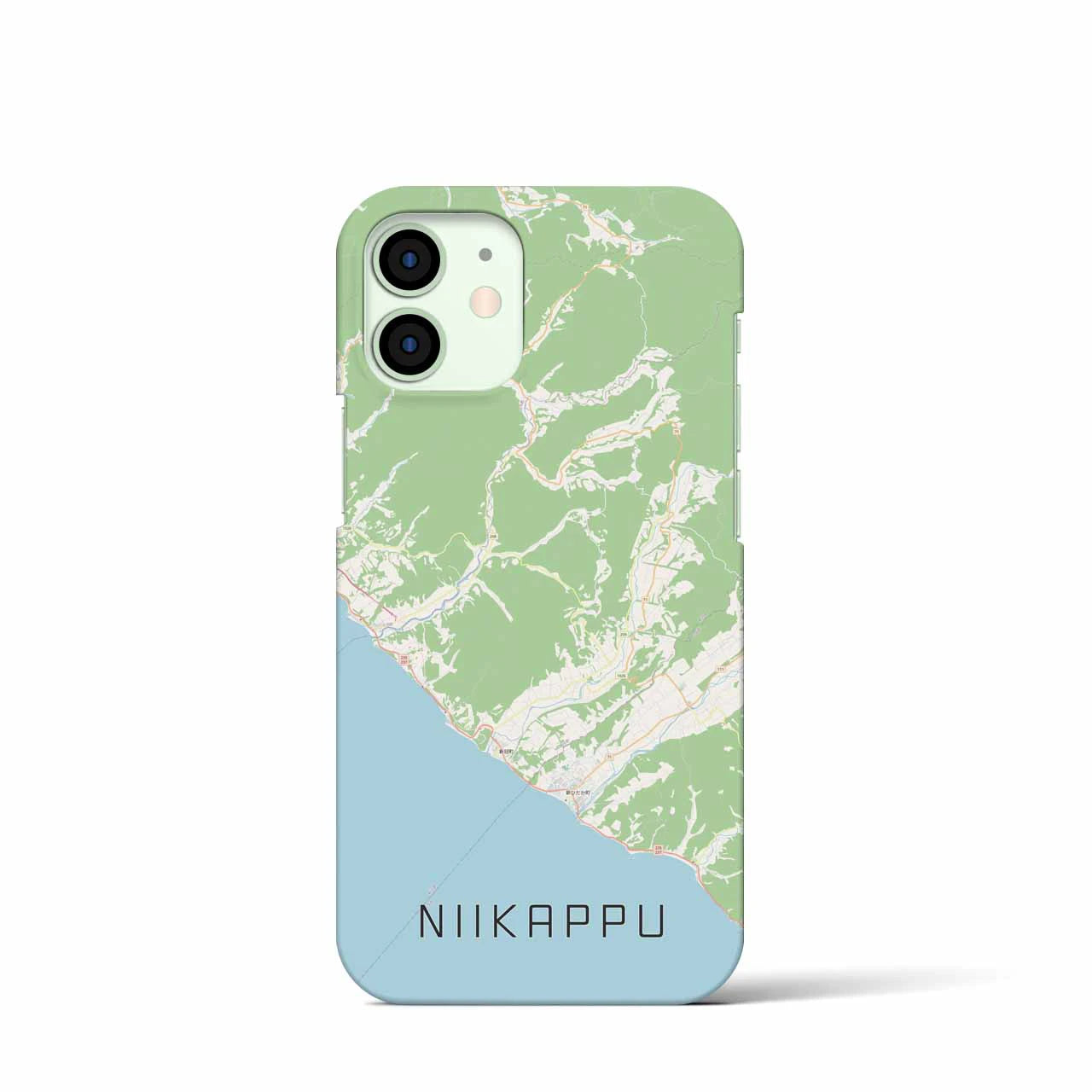 【新冠(北海道)】地図柄iPhoneケース(バックカバータイプ)