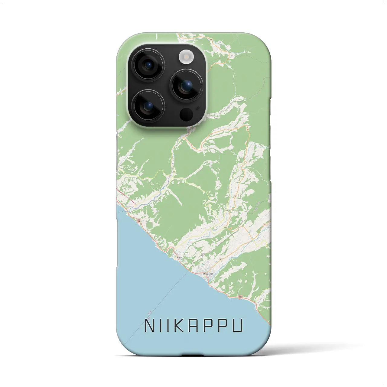 【新冠(北海道)】地図柄iPhoneケース(バックカバータイプ)