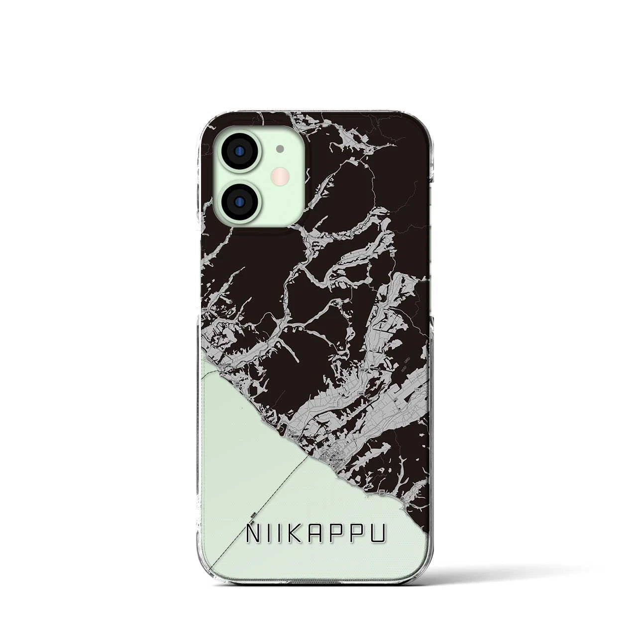 【新冠(北海道)】地図柄iPhoneケース(クリアタイプ)