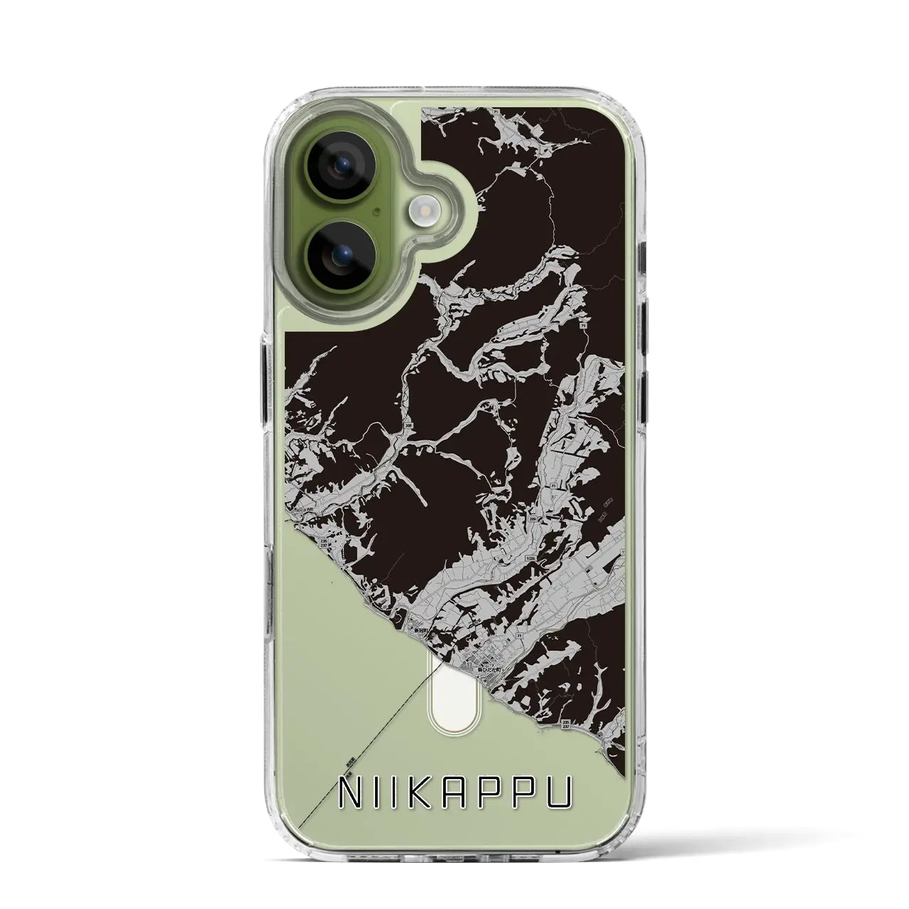 【新冠(北海道)】地図柄iPhoneケース(MagSafeタイプ)