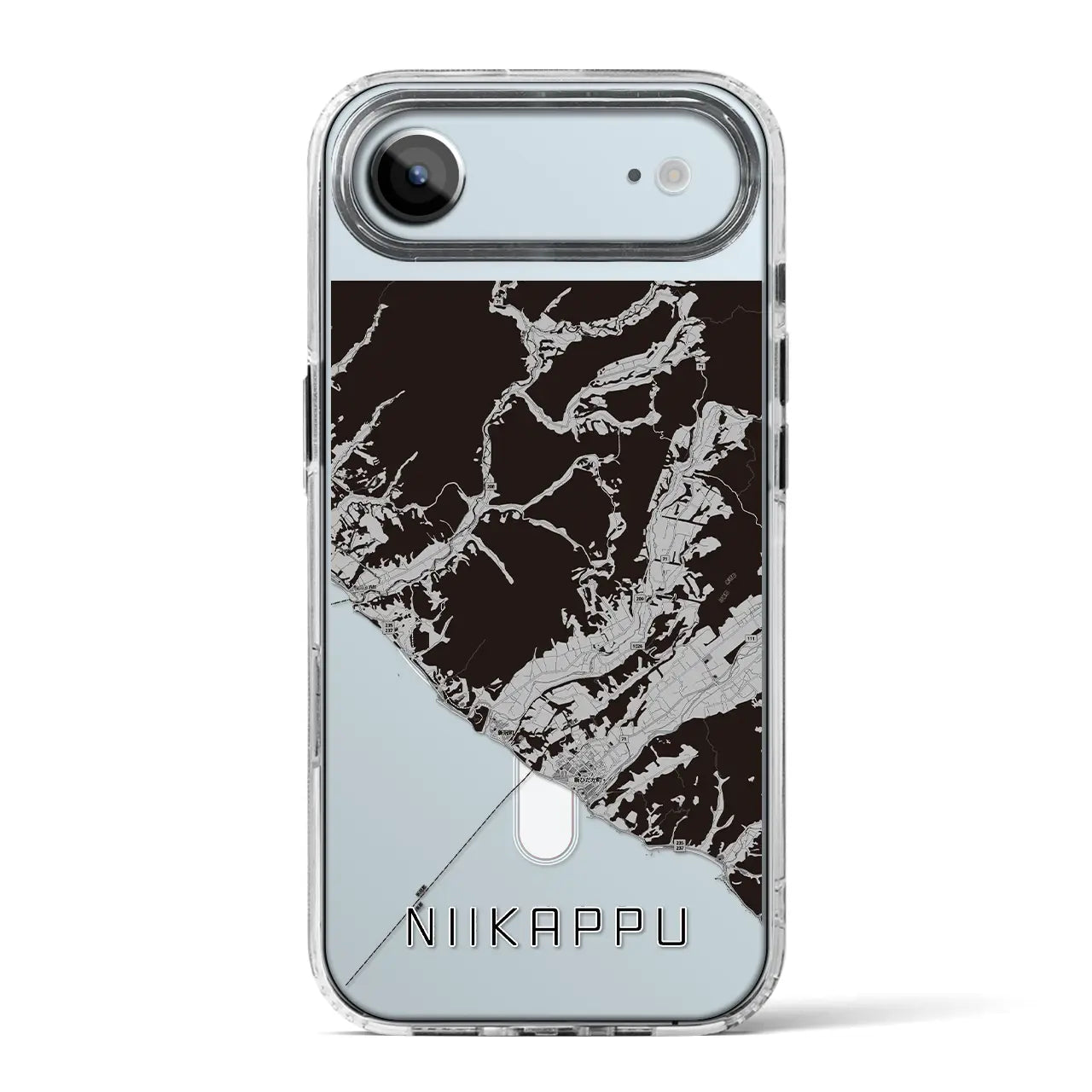 【新冠(北海道)】地図柄iPhoneケース(MagSafeタイプ)