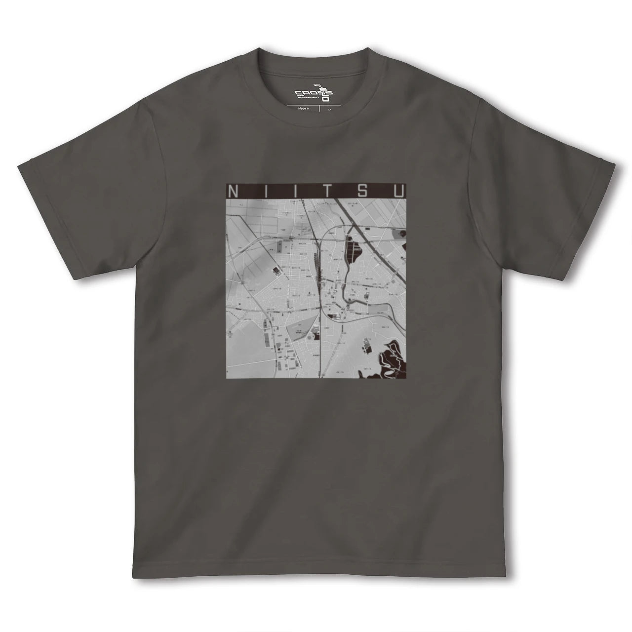 【新津(新潟県)】地図柄ヘビーウェイトTシャツ
