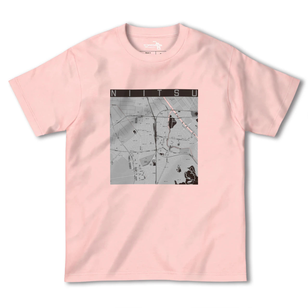 【新津(新潟県)】地図柄ヘビーウェイトTシャツ