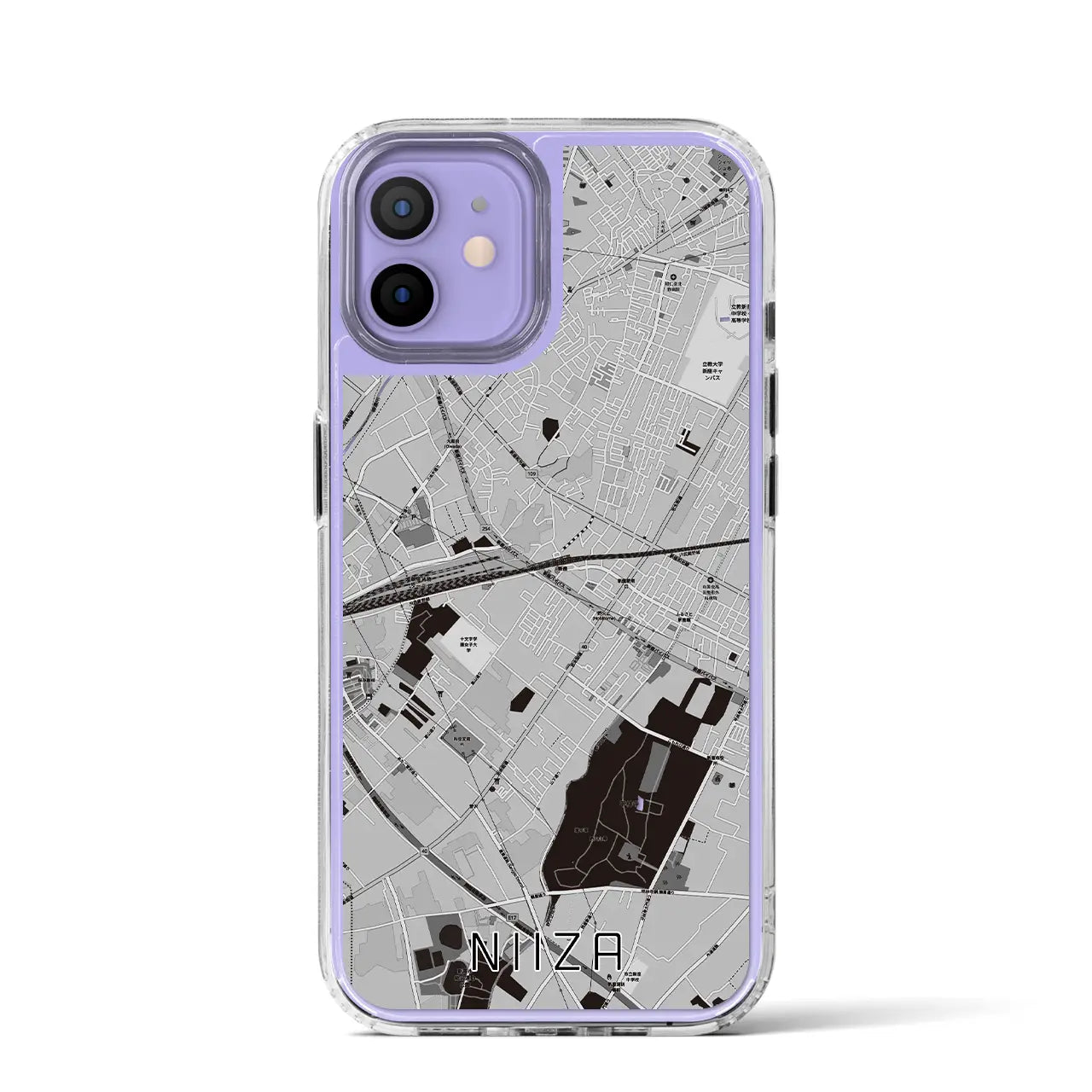 【新座(埼玉県)】地図柄iPhoneケース(MagSafeタイプ)