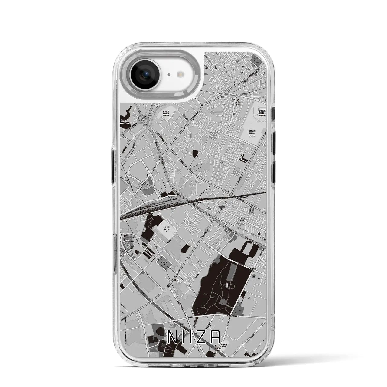 【新座(埼玉県)】地図柄iPhoneケース(MagSafeタイプ)