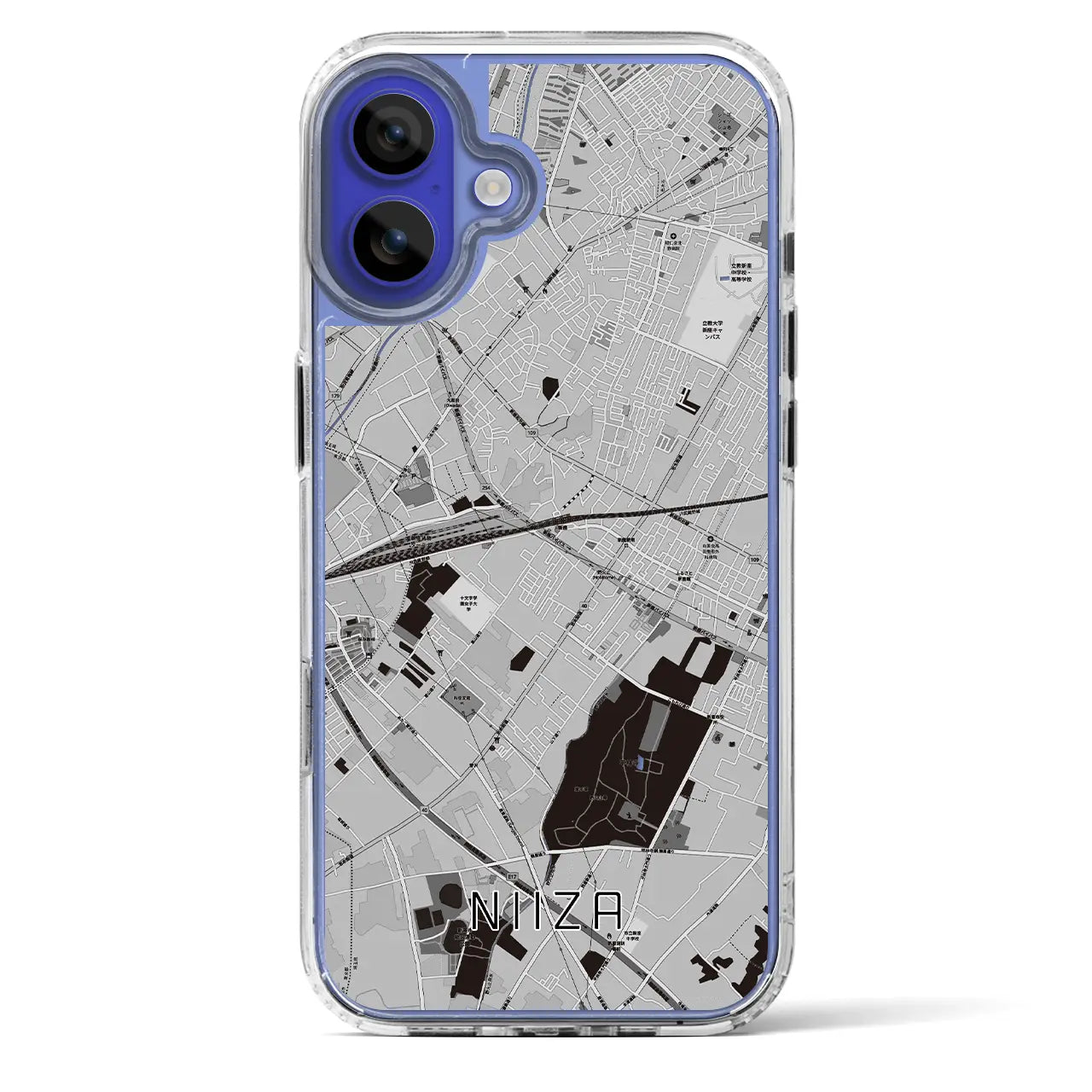 【新座(埼玉県)】地図柄iPhoneケース(MagSafeタイプ)