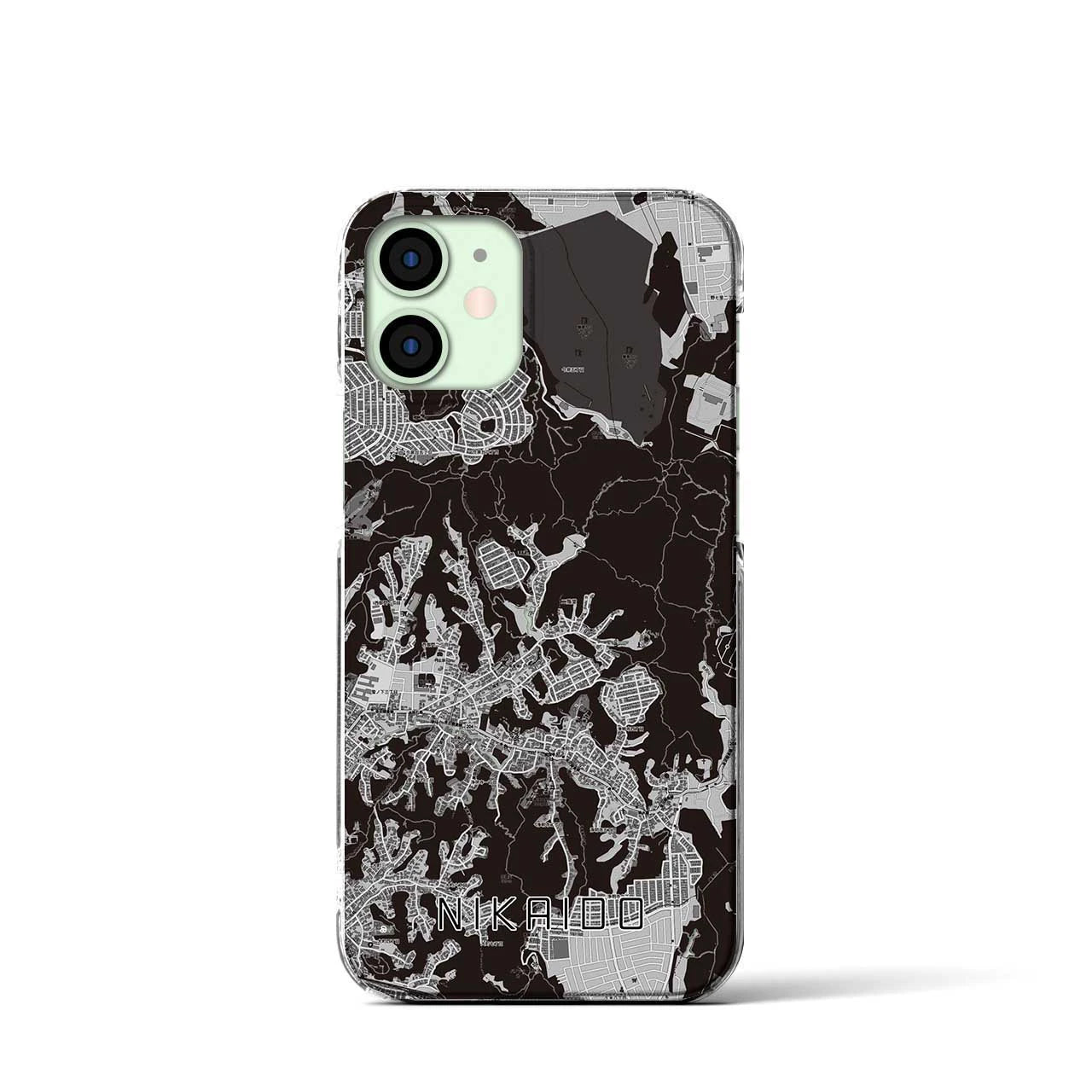 【二階堂(神奈川県)】地図柄iPhoneケース(クリアタイプ)