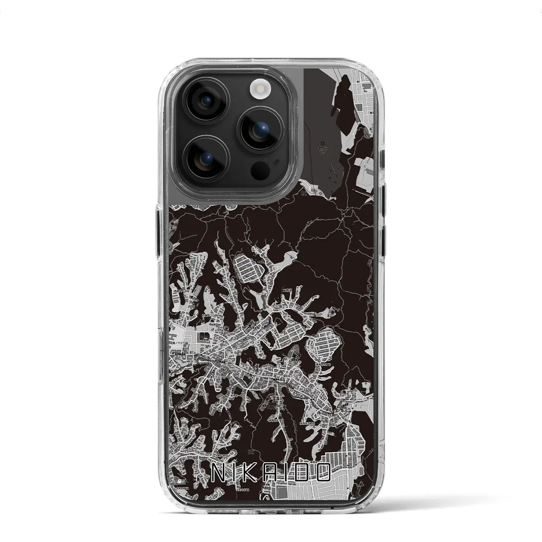 【二階堂(神奈川県)】地図柄iPhoneケース(MagSafeタイプ)