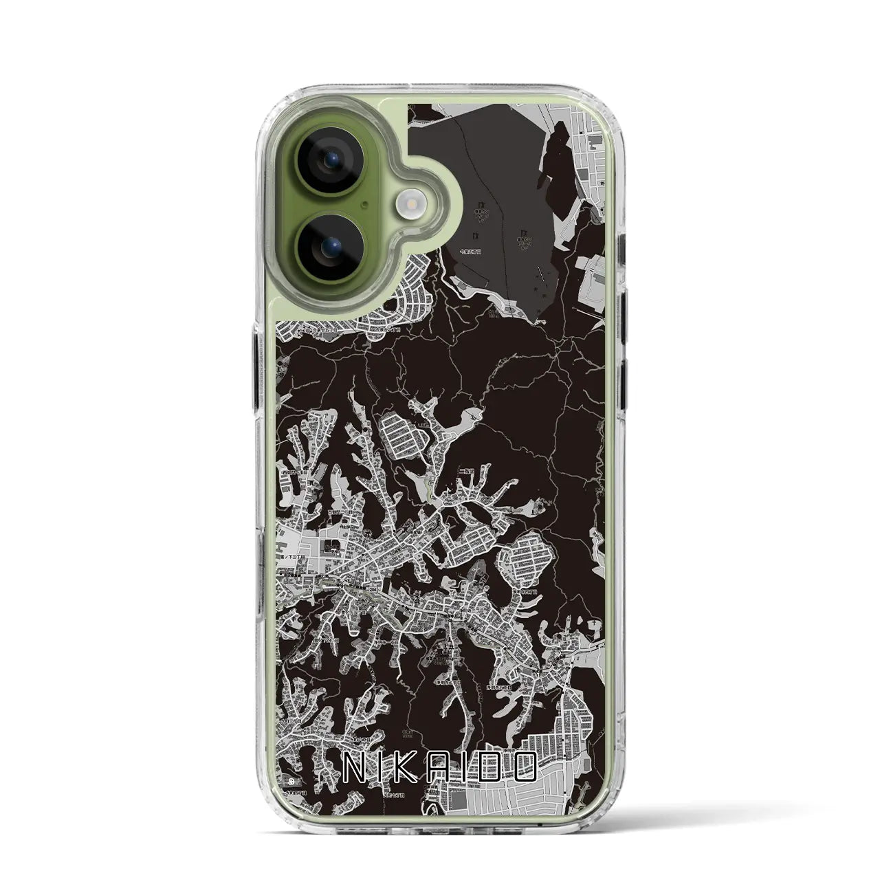 【二階堂(神奈川県)】地図柄iPhoneケース(MagSafeタイプ)