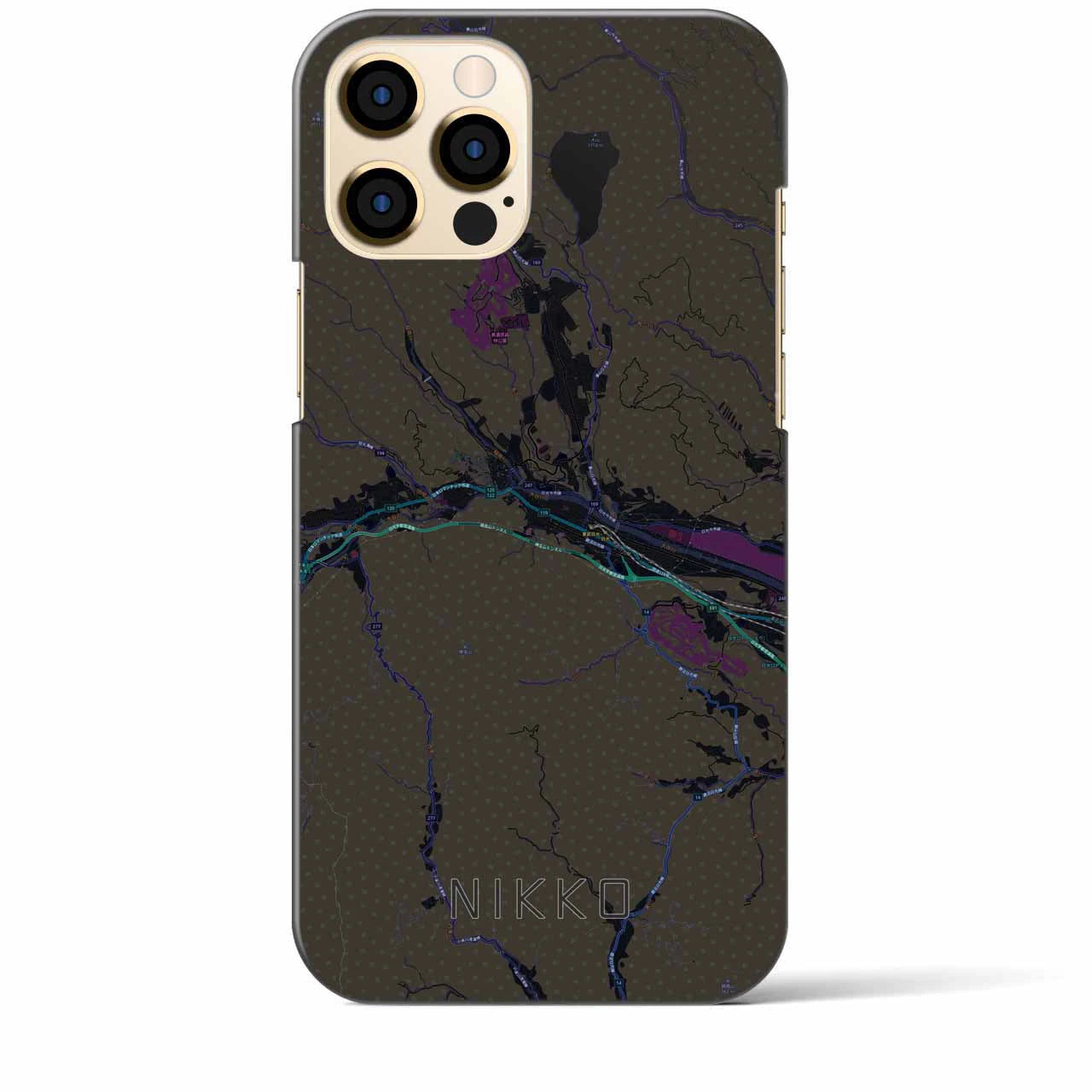 【日光(栃木県)】地図柄iPhoneケース(バックカバータイプ)