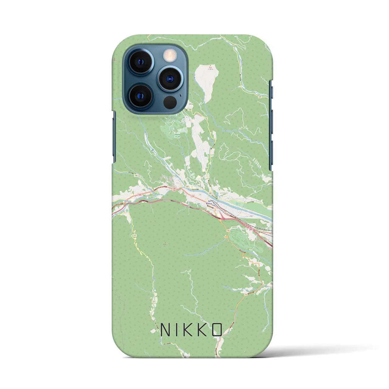 【日光(栃木県)】地図柄iPhoneケース(バックカバータイプ)