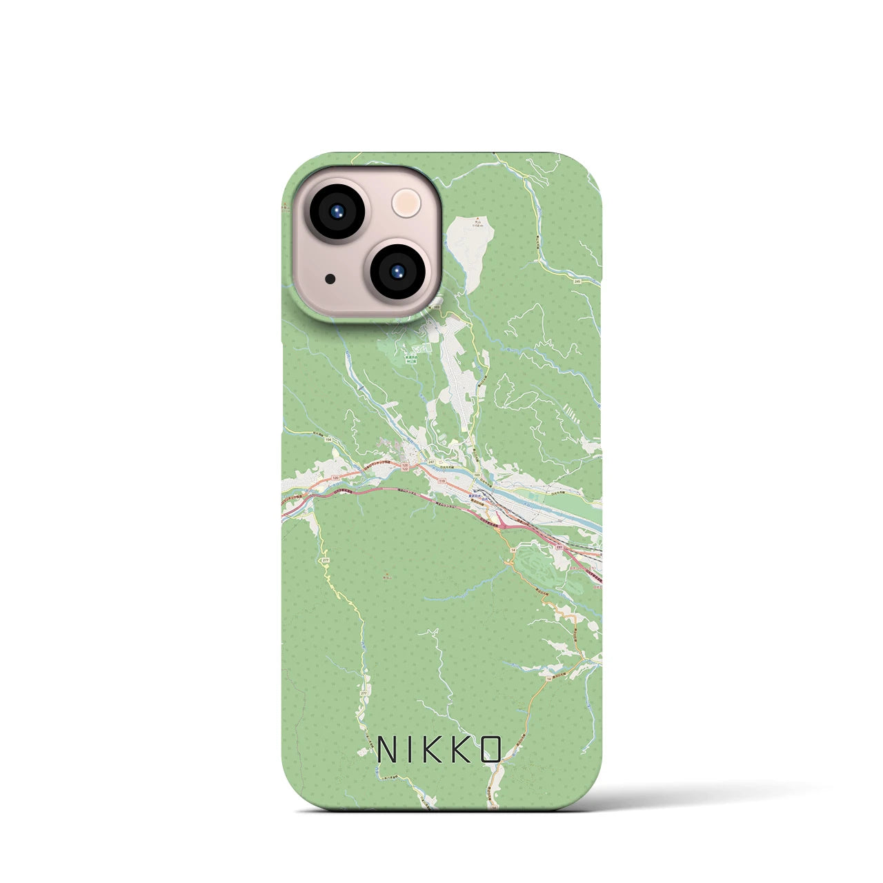 【日光(栃木県)】地図柄iPhoneケース(バックカバータイプ)