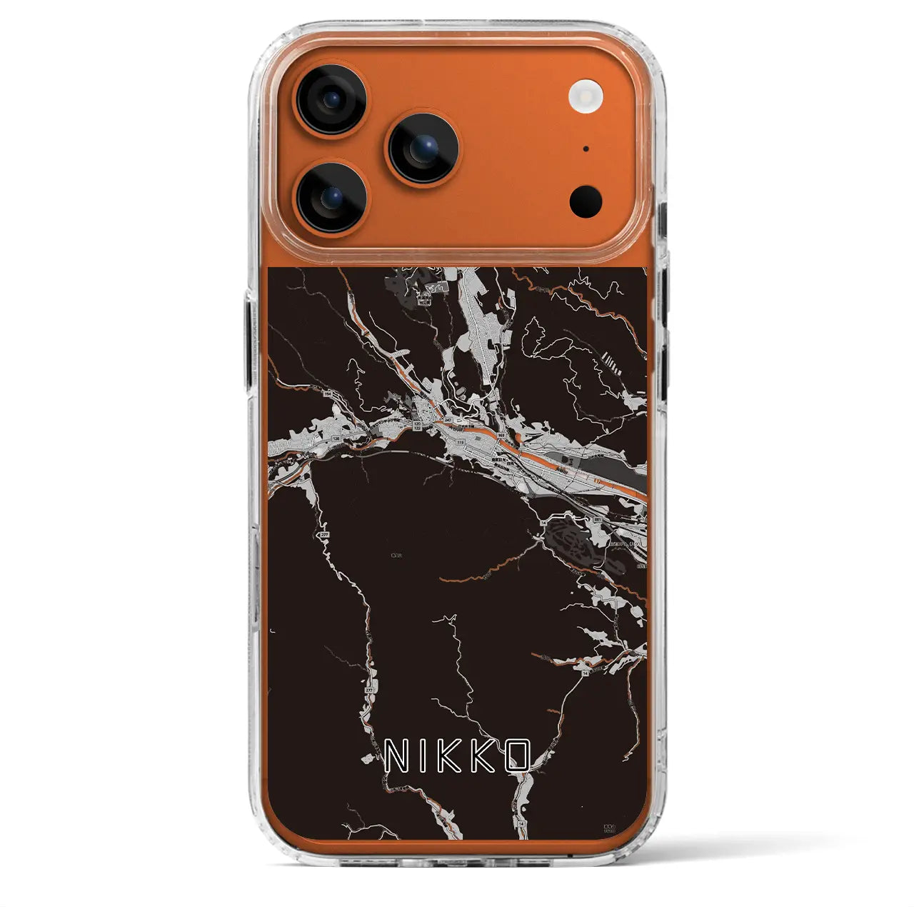 【日光(栃木県)】地図柄iPhoneケース(MagSafeタイプ)